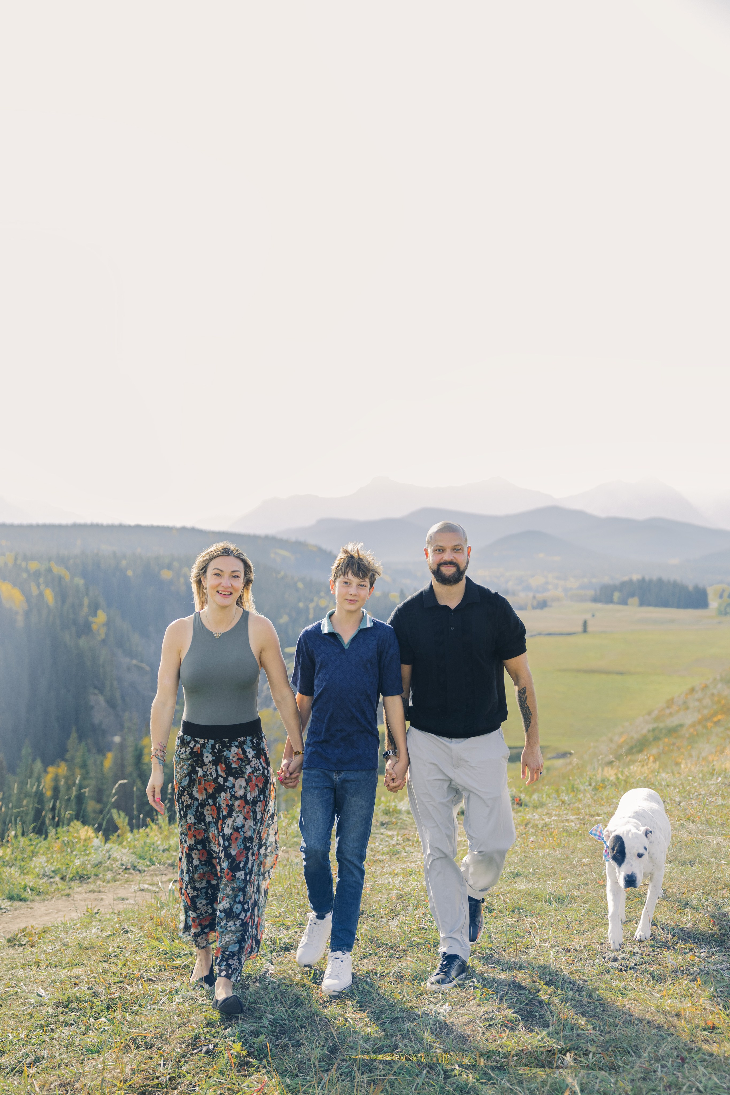 Aleksandra’s family. Home