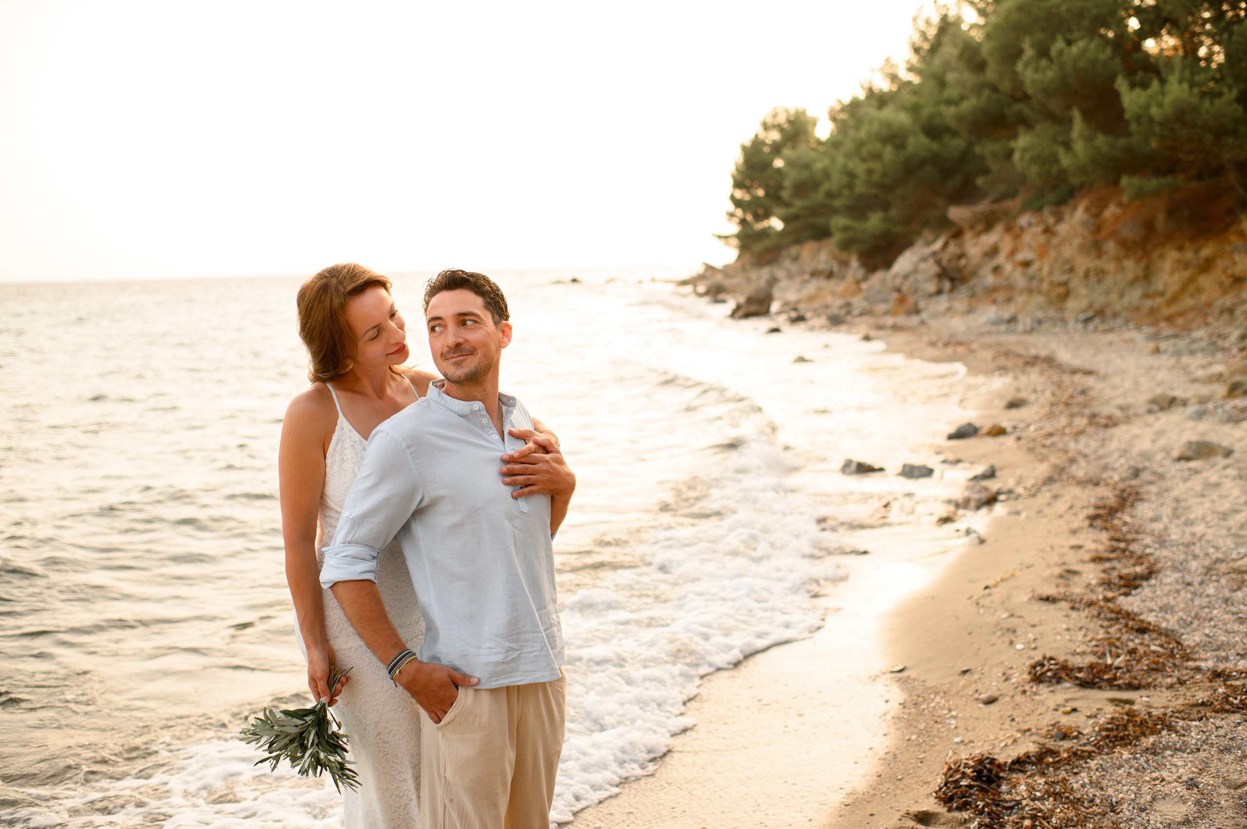 Elopement Beach Halkidiki. Family, children, portrait, and event photography in Thessaloniki