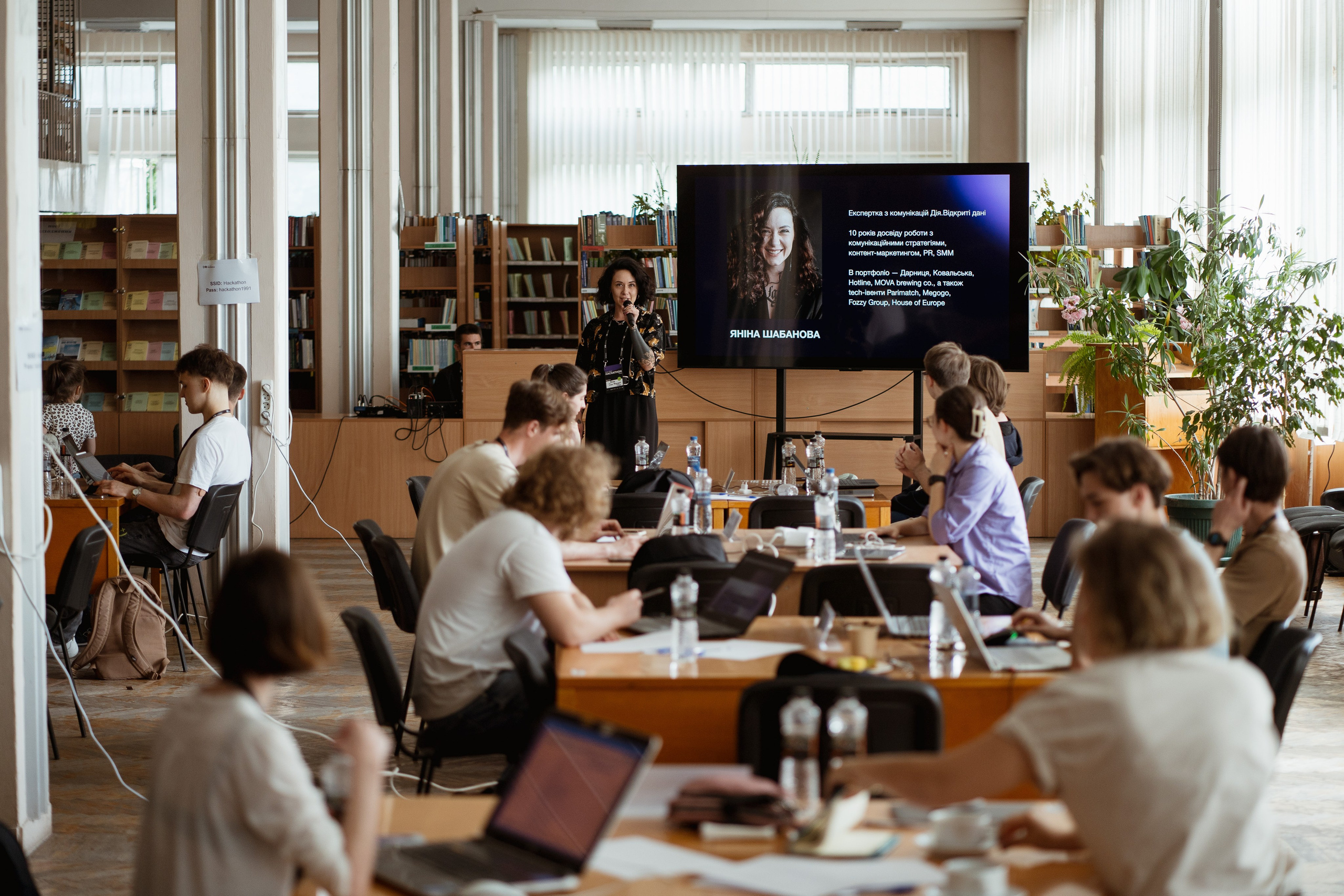 Open Data Hackathon. Kostiantyn Holinchenko. Reportage and portrait photographer