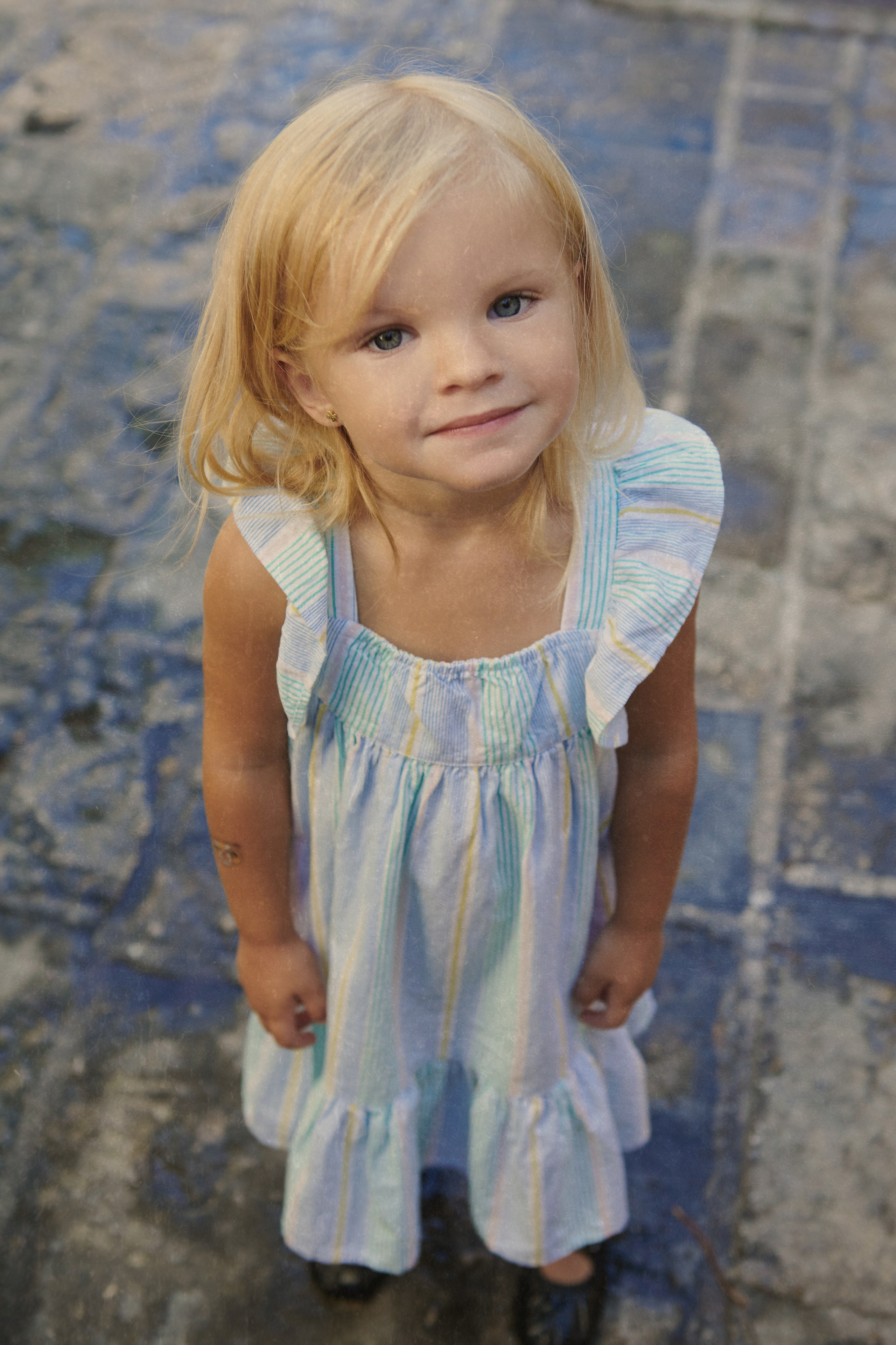 campaign shooting for kids clothing brand