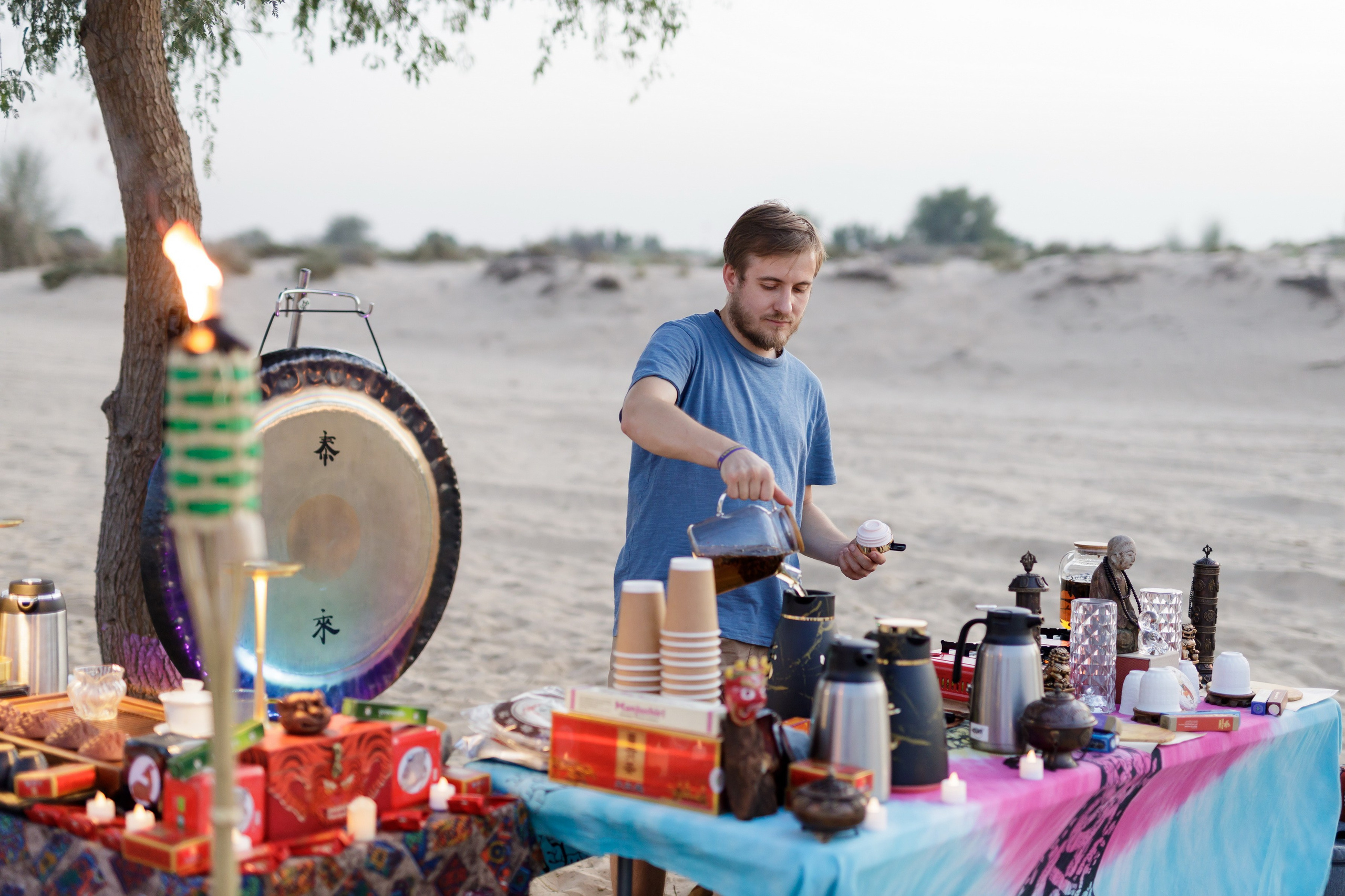 Oleg Torbosov — Meeting with subscribers in the desert. Photographer Anna Curly | Weddings and Events in Dubai