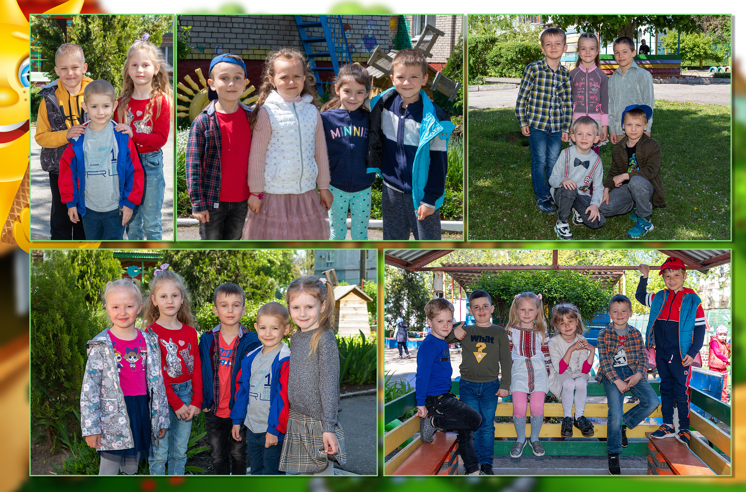 Выпускной альбом детского сада. Детский и школьный фотограф в Запорожье Днепр Олег Дембицкий