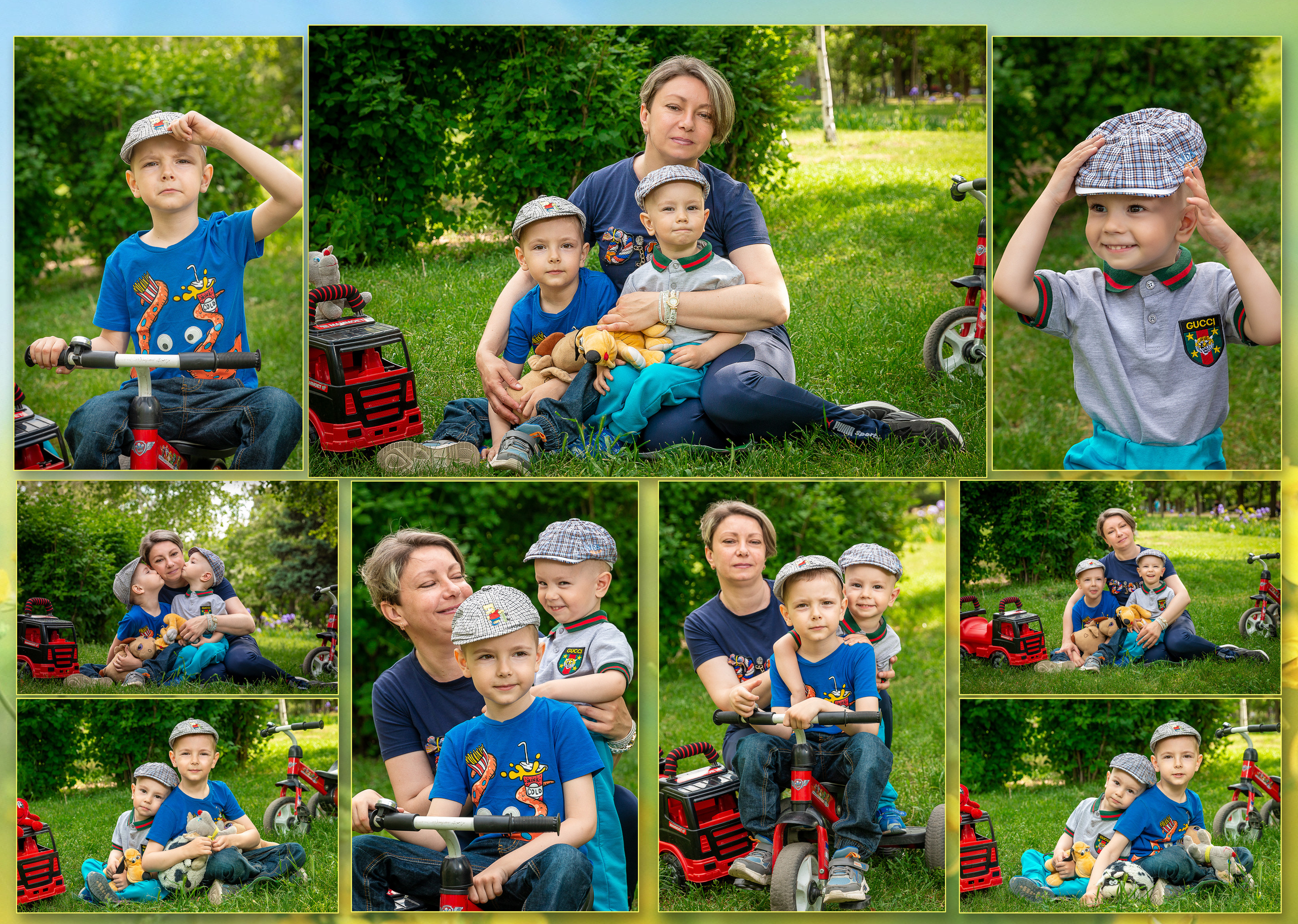 Фотосьемка мальчиков в парке. Детский и школьный фотограф в Запорожье Днепр Олег Дембицкий