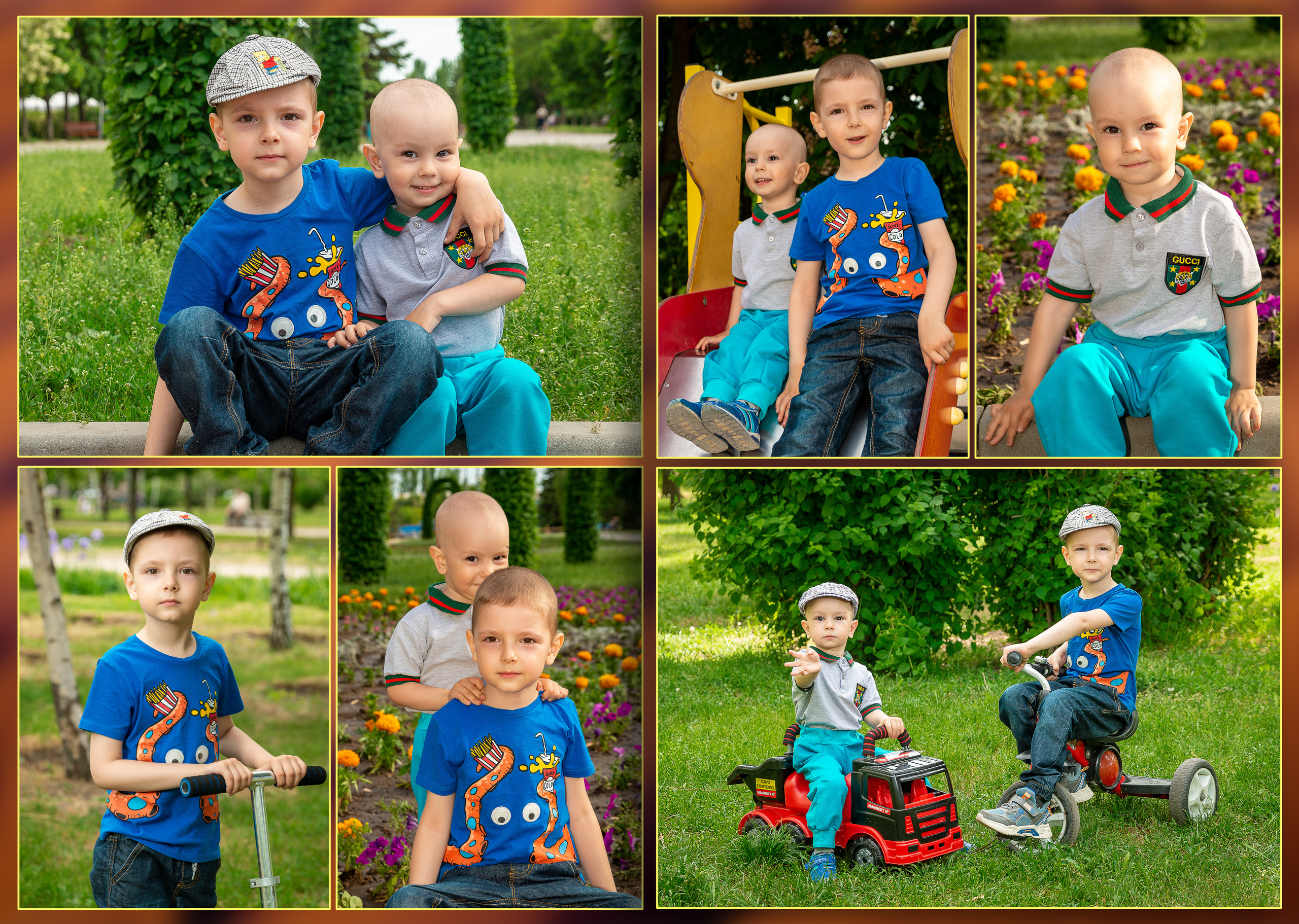 Фотосьемка мальчиков в парке. Детский и школьный фотограф в Запорожье Днепр Олег Дембицкий