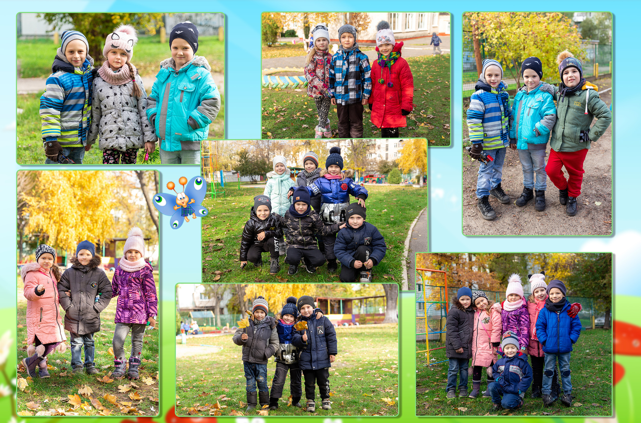 Выпускной альбом детского сада. Детский и школьный фотограф в Запорожье Днепр Олег Дембицкий