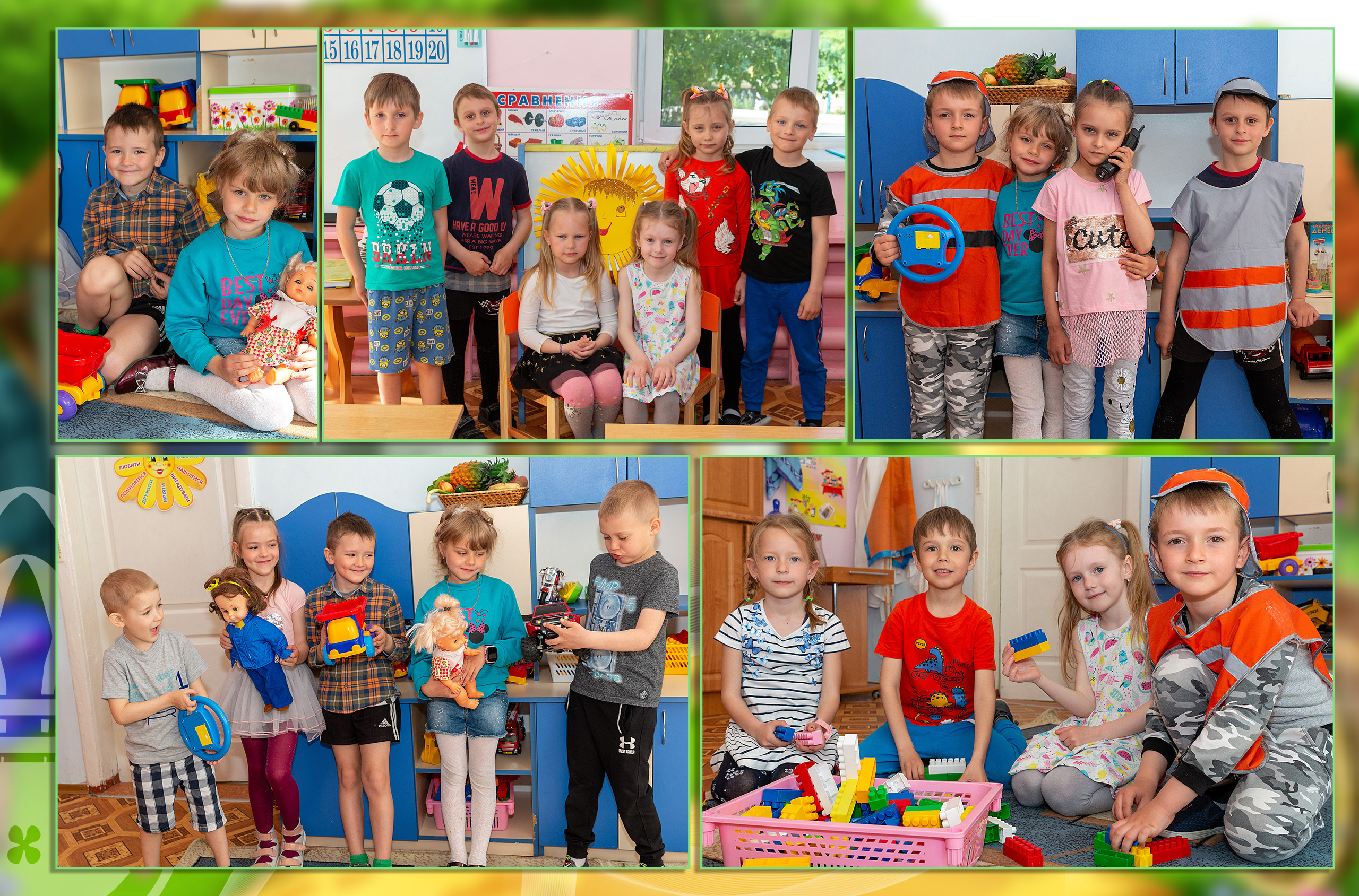 Выпускной альбом детского сада. Детский и школьный фотограф в Запорожье Днепр Олег Дембицкий