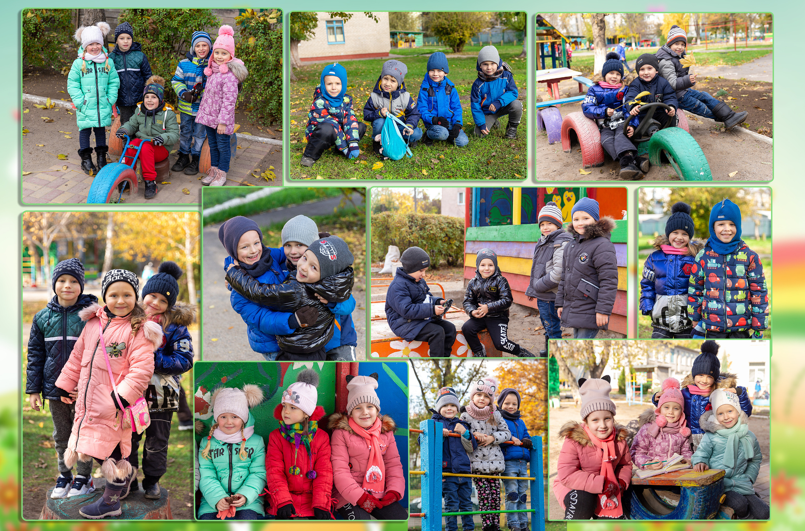 Выпускной альбом детского сада. Детский и школьный фотограф в Запорожье Днепр Олег Дембицкий