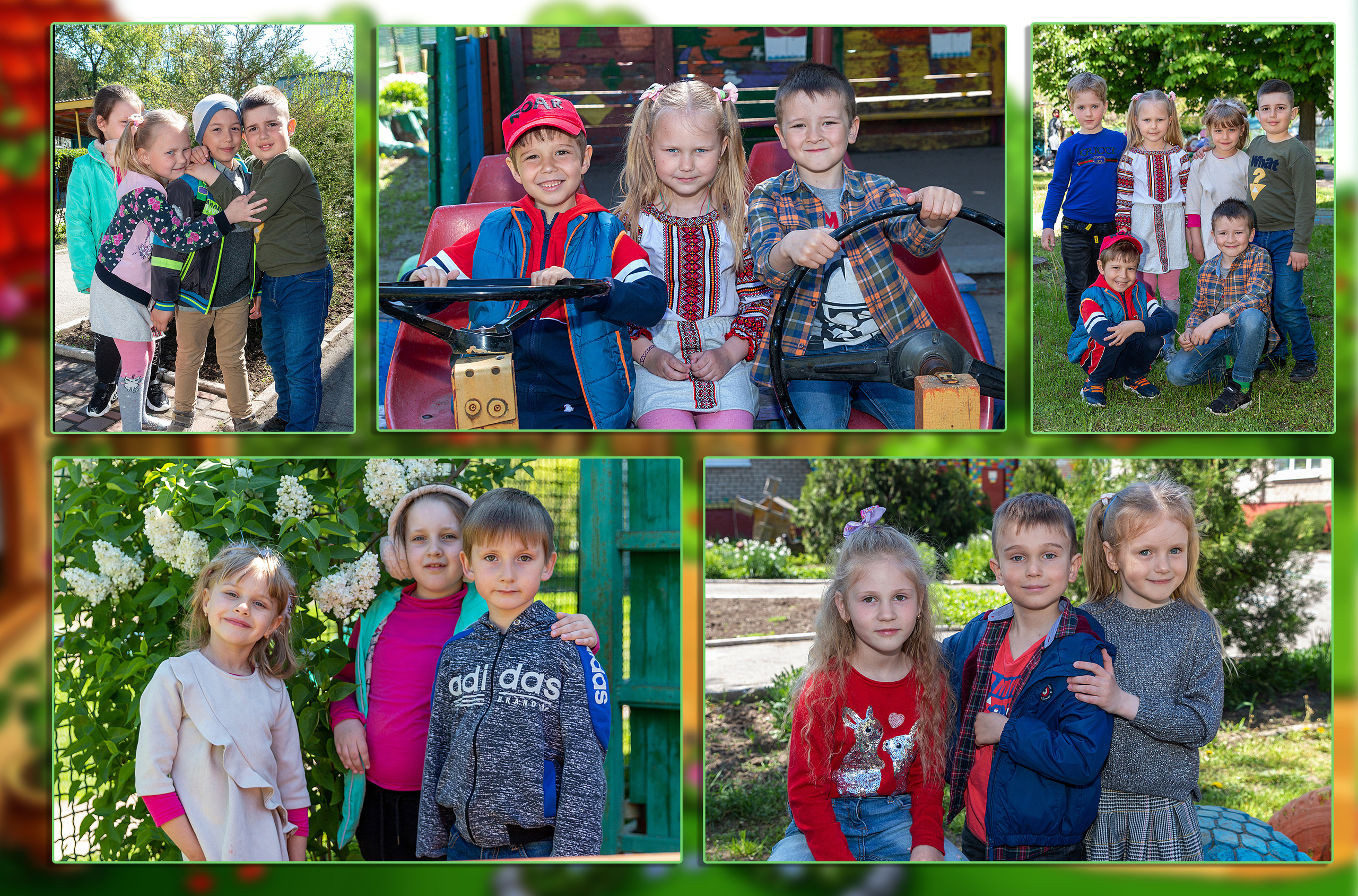 Выпускной альбом детского сада. Детский и школьный фотограф в Запорожье Днепр Олег Дембицкий