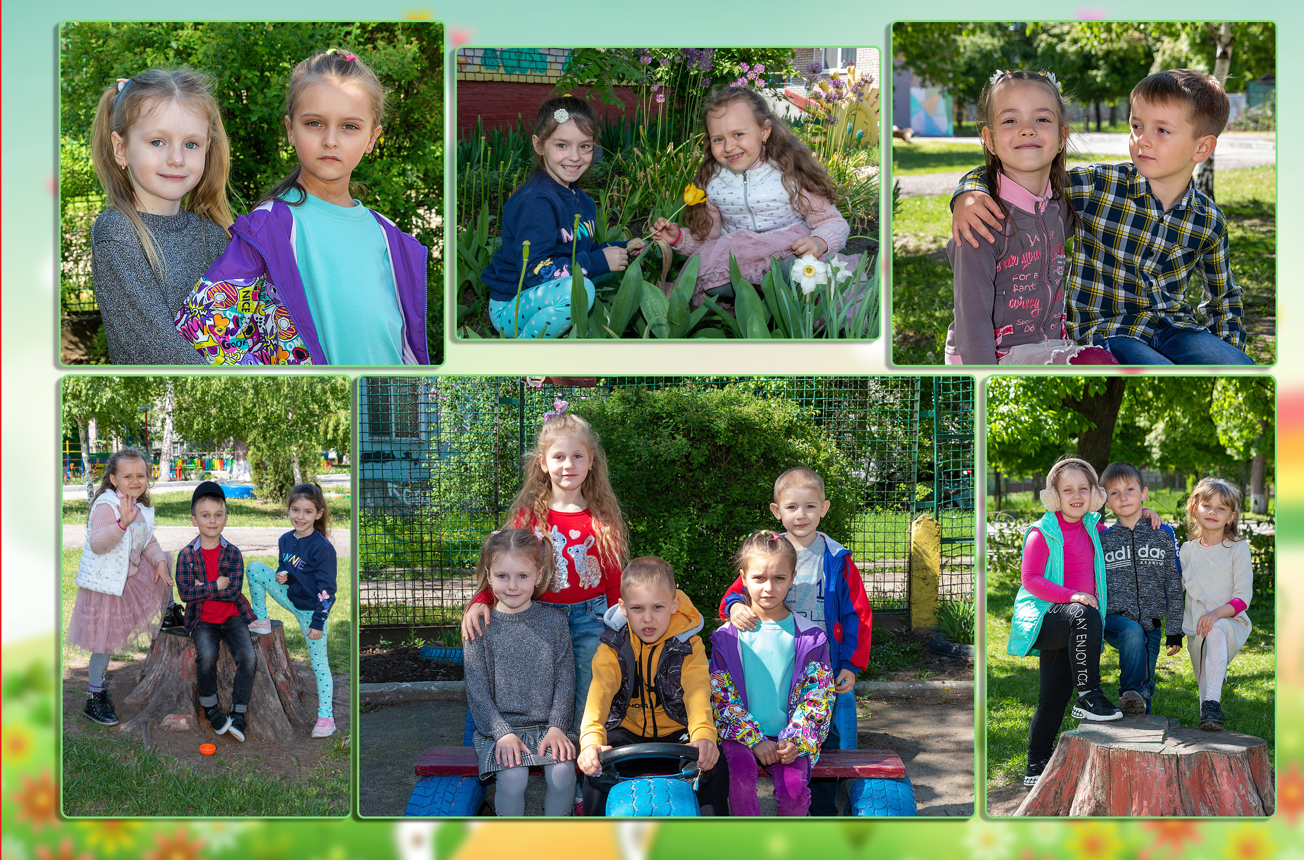 Выпускной альбом детского сада. Детский и школьный фотограф в Запорожье Днепр Олег Дембицкий