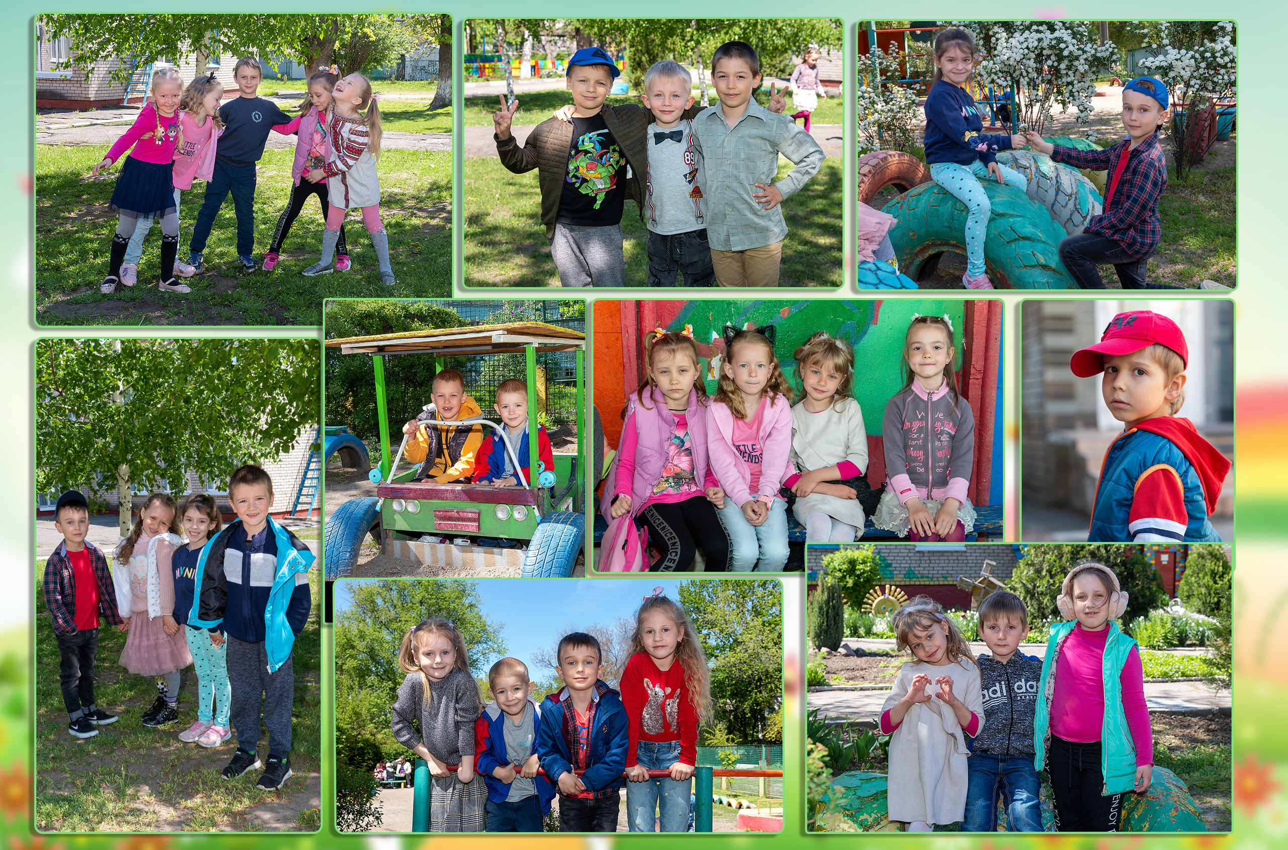Выпускной альбом детского сада. Детский и школьный фотограф в Запорожье Днепр Олег Дембицкий