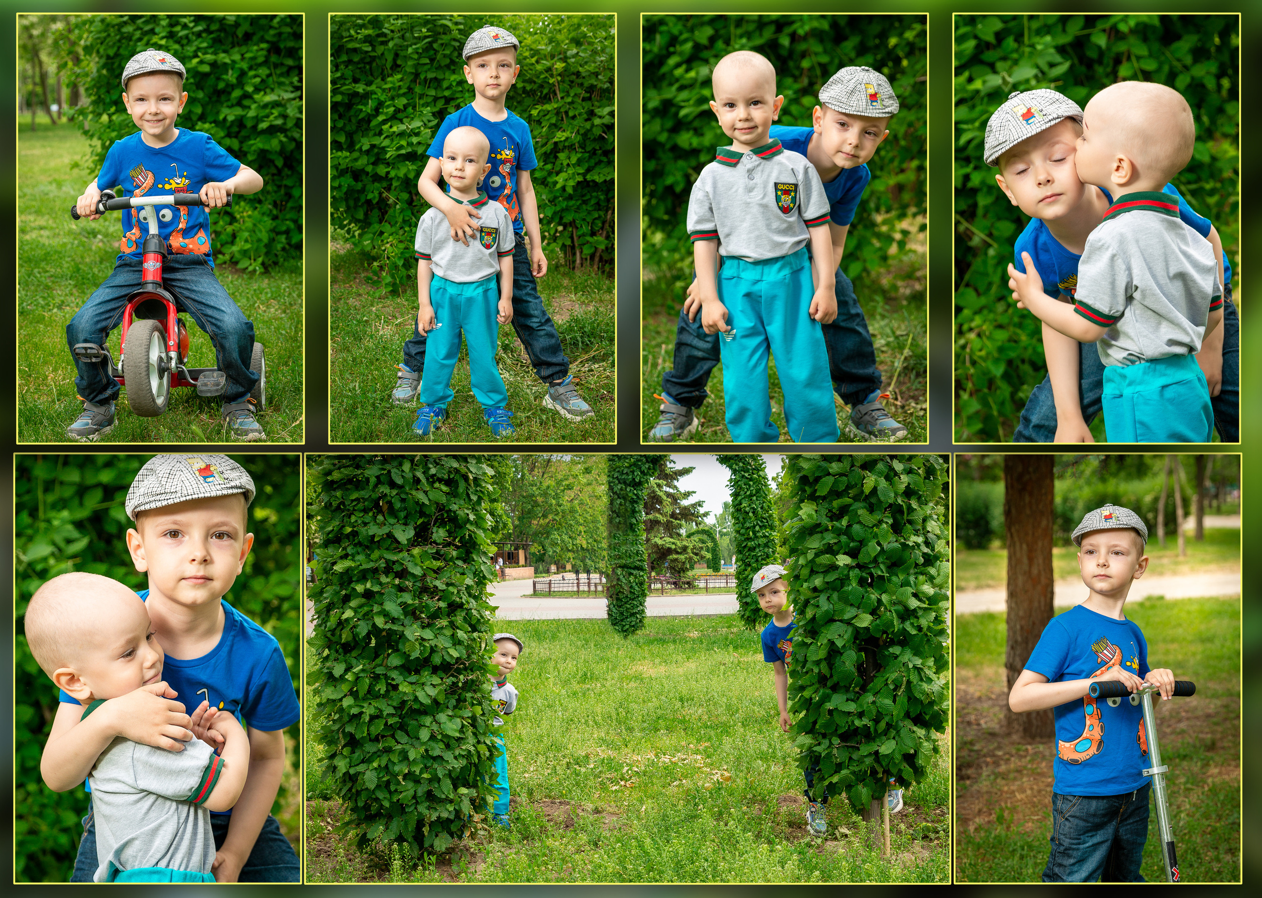 Фотосьемка мальчиков в парке. Детский и школьный фотограф в Запорожье Днепр Олег Дембицкий