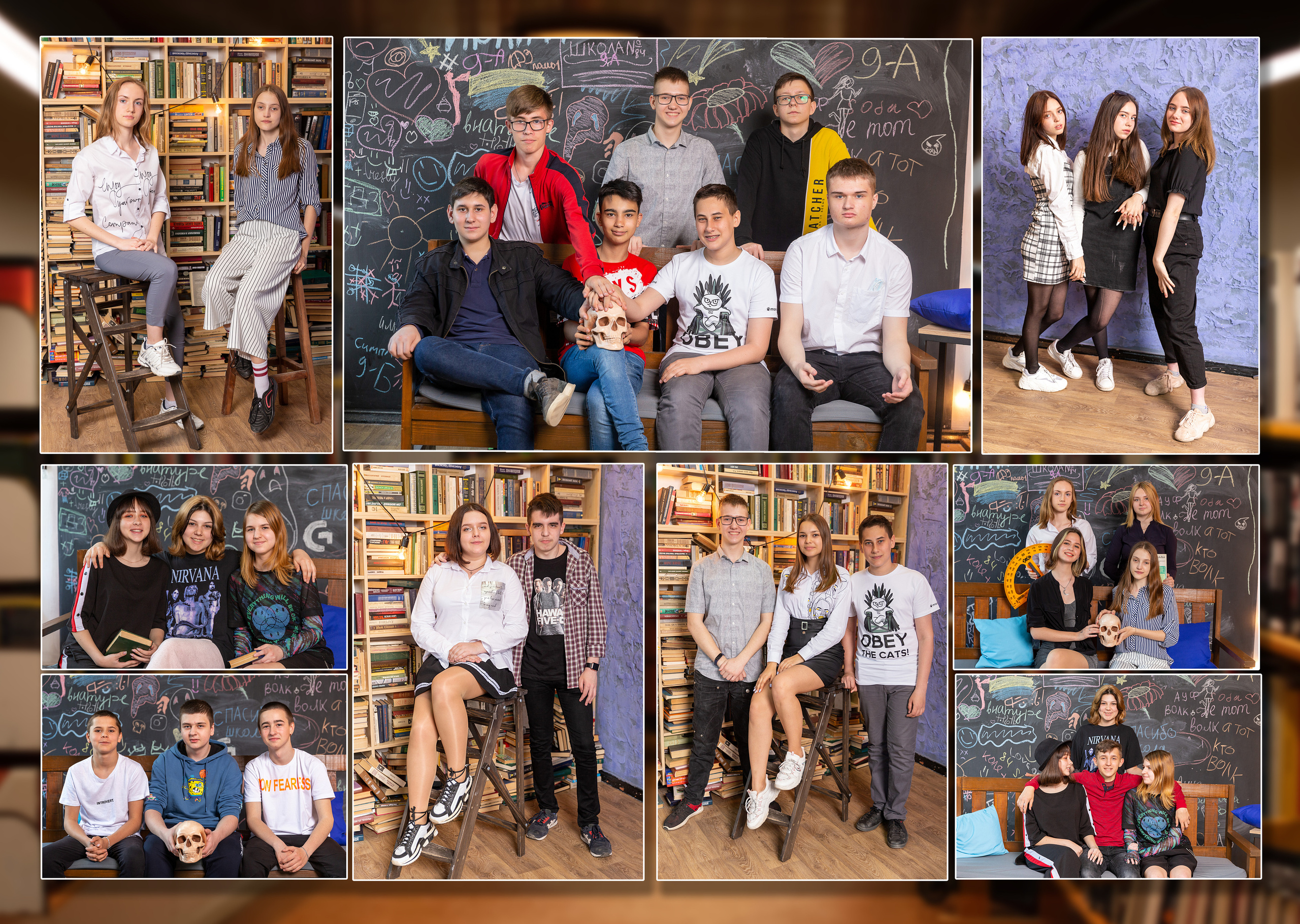Бібліотека. Детский и школьный фотограф в Запорожье Днепр Олег Дембицкий