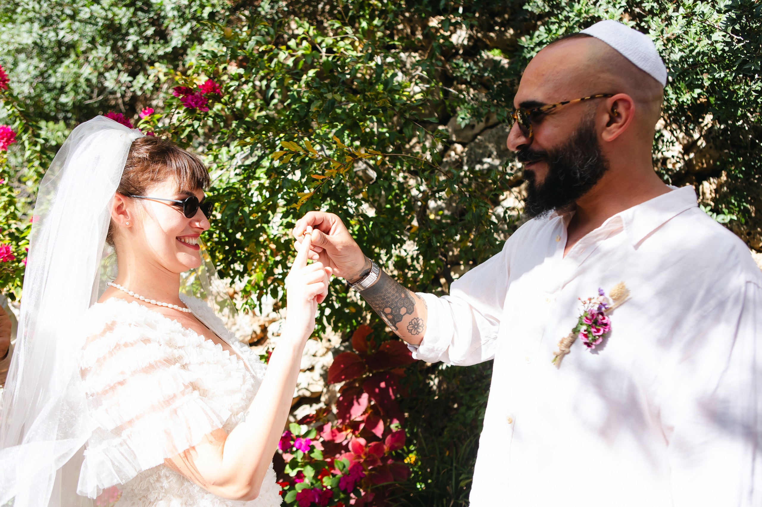 MORNING WEDDING AT YAMIN MOSHE. PHOTOGRAPHER IN ISRAEL