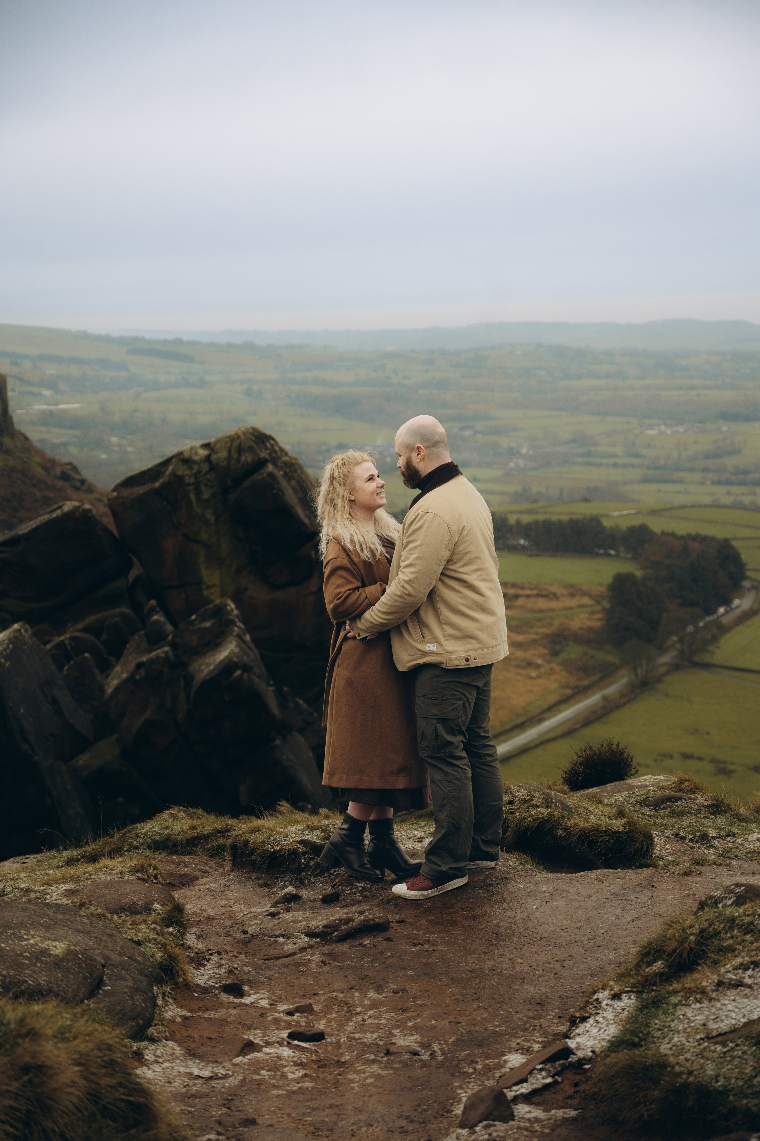 L & C in Peak District. Tania Gandrabur, photographer in West Midlands, England