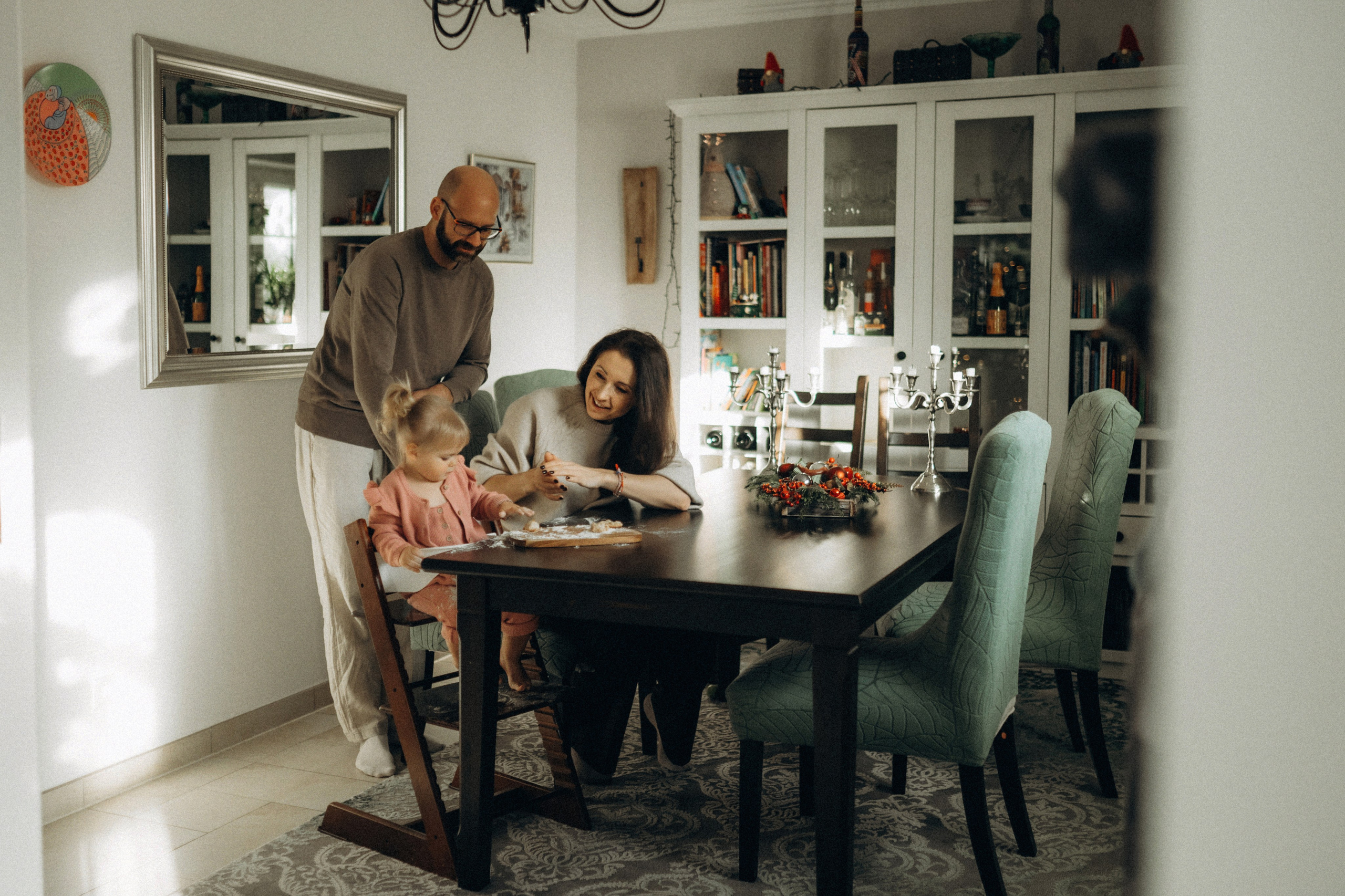 Новогодняя домашяя фотосессия. Семейный фотограф Лейпциг, Германия