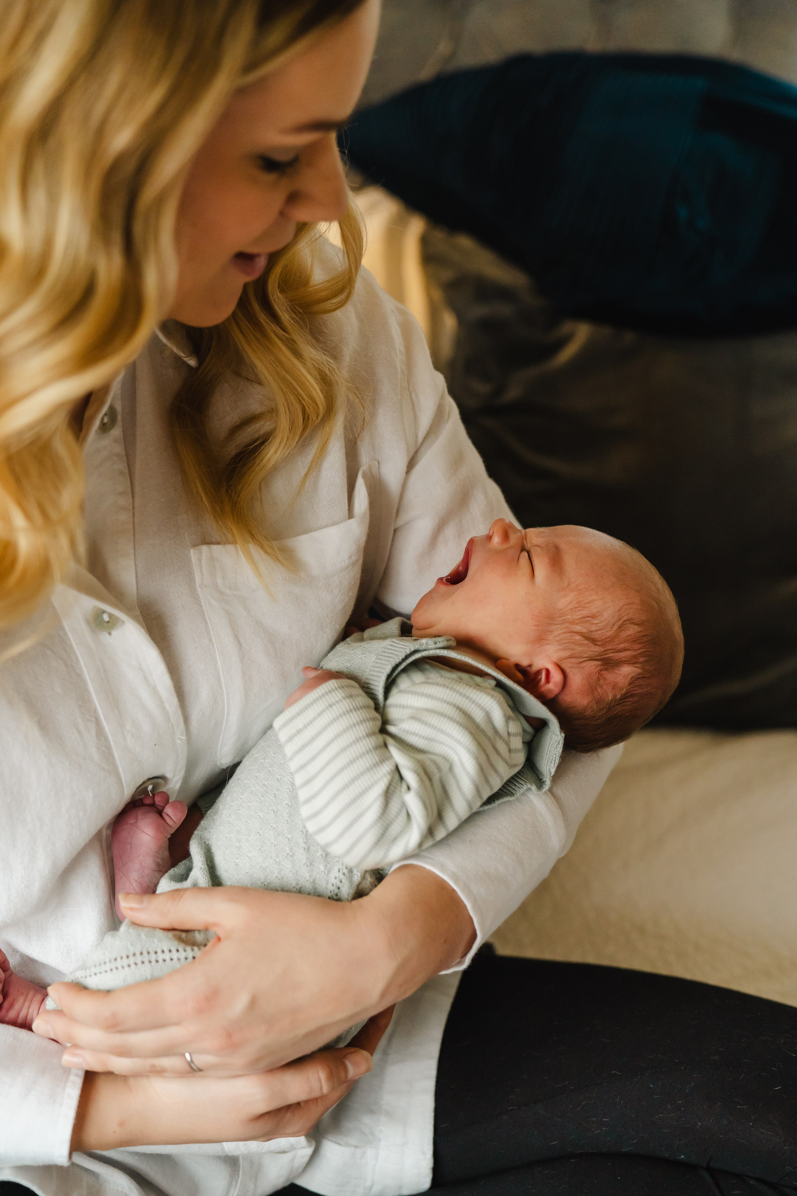 Newborn in-home photo session. Newcastle Upon Tyne Photographer Yana Balatskaya