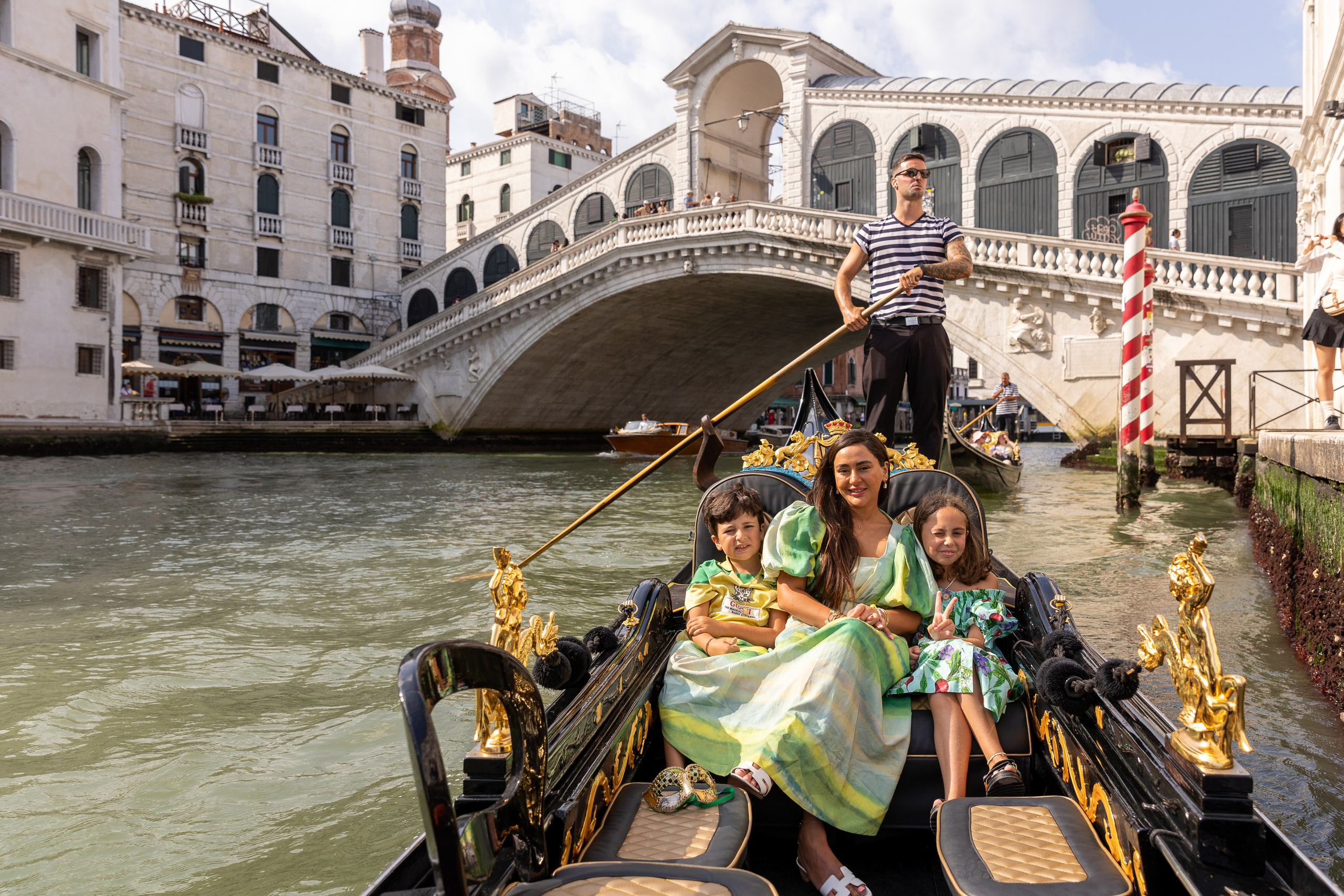 Fidan with childrens