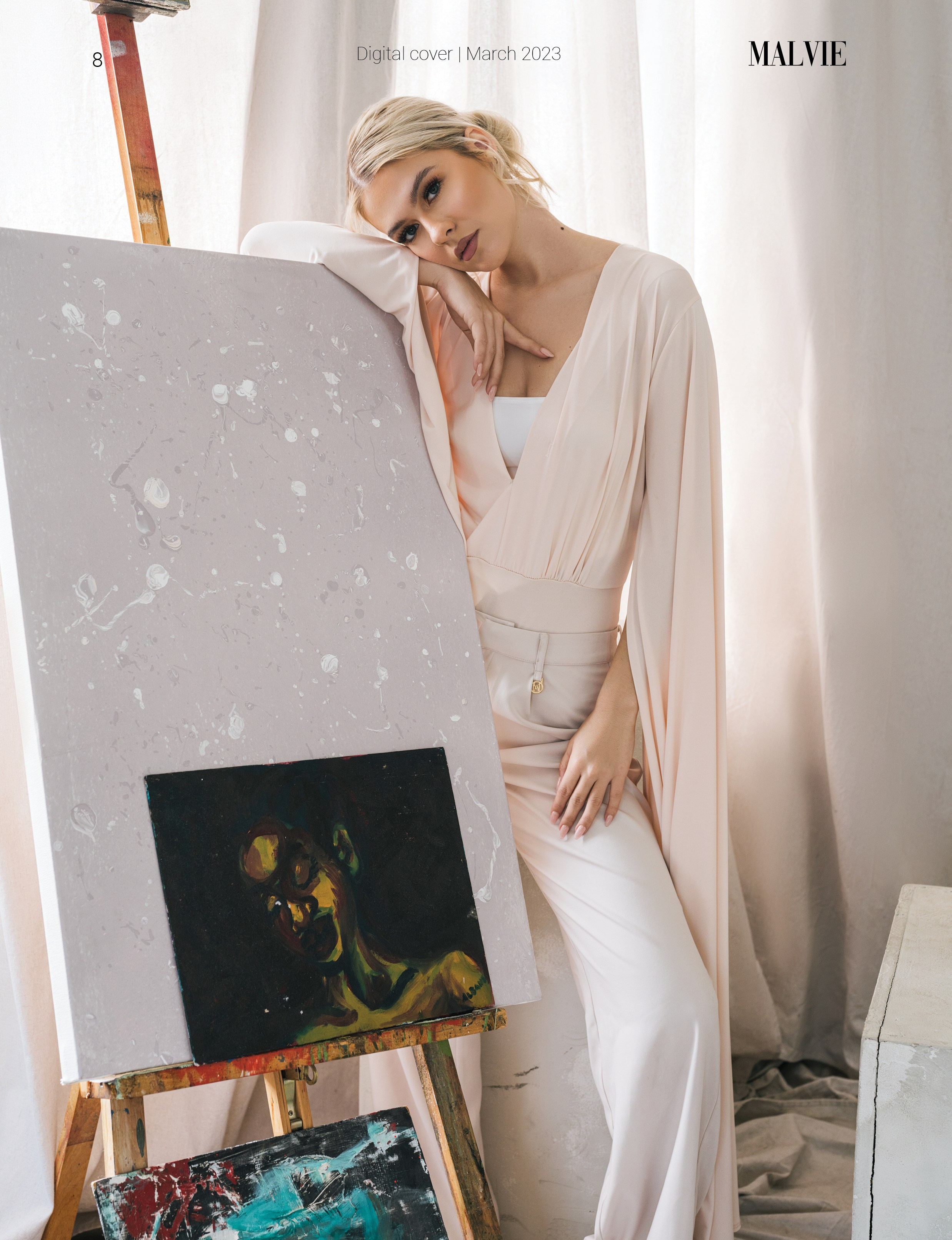 MALVIE. Professional high end photo retoucher Olha Kompaniiets