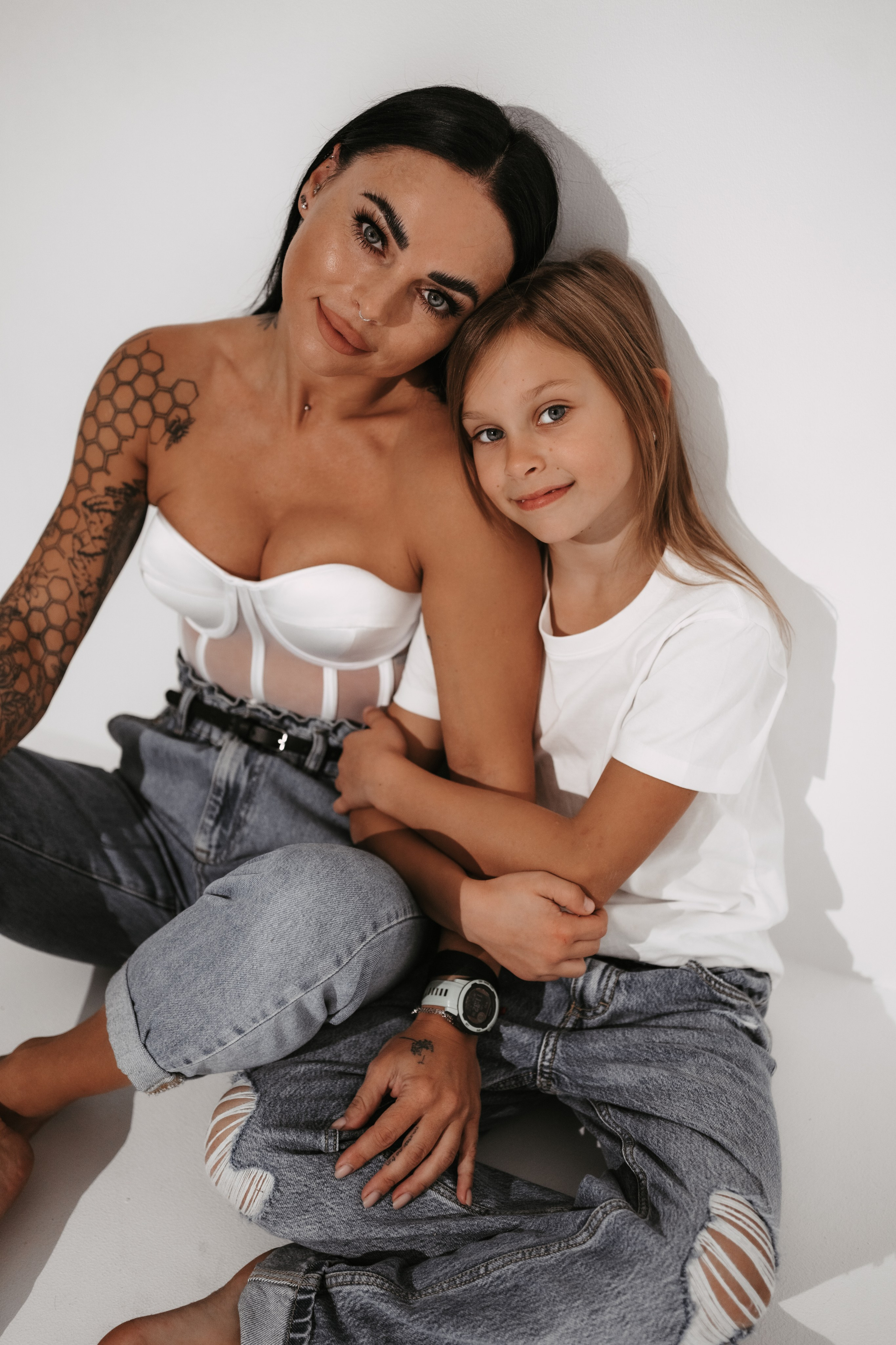 Ģimenes fotosesija. Sieviešu fotogrāfe Nadja Kraukle