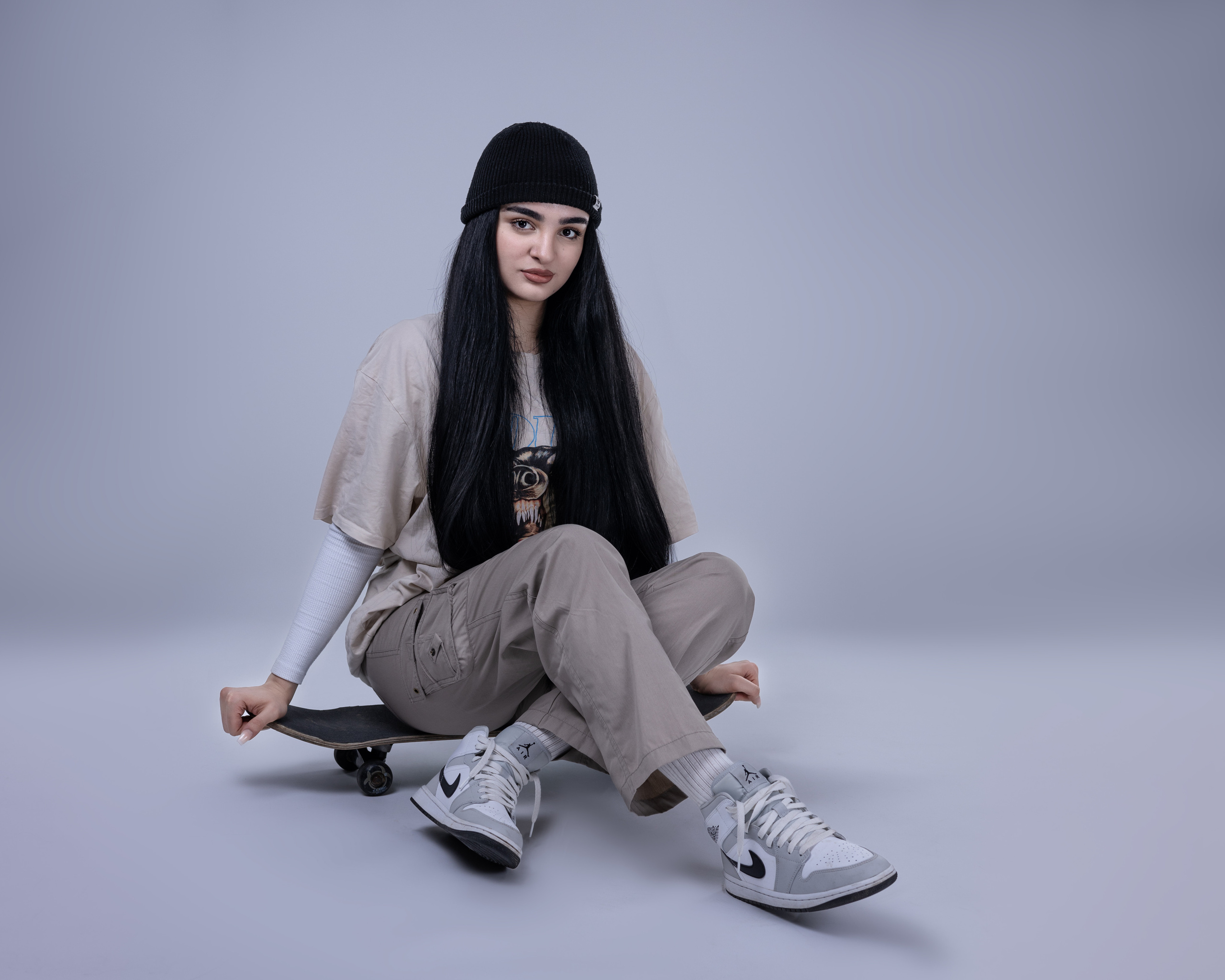 Fotoshooting mit schöner Lavin