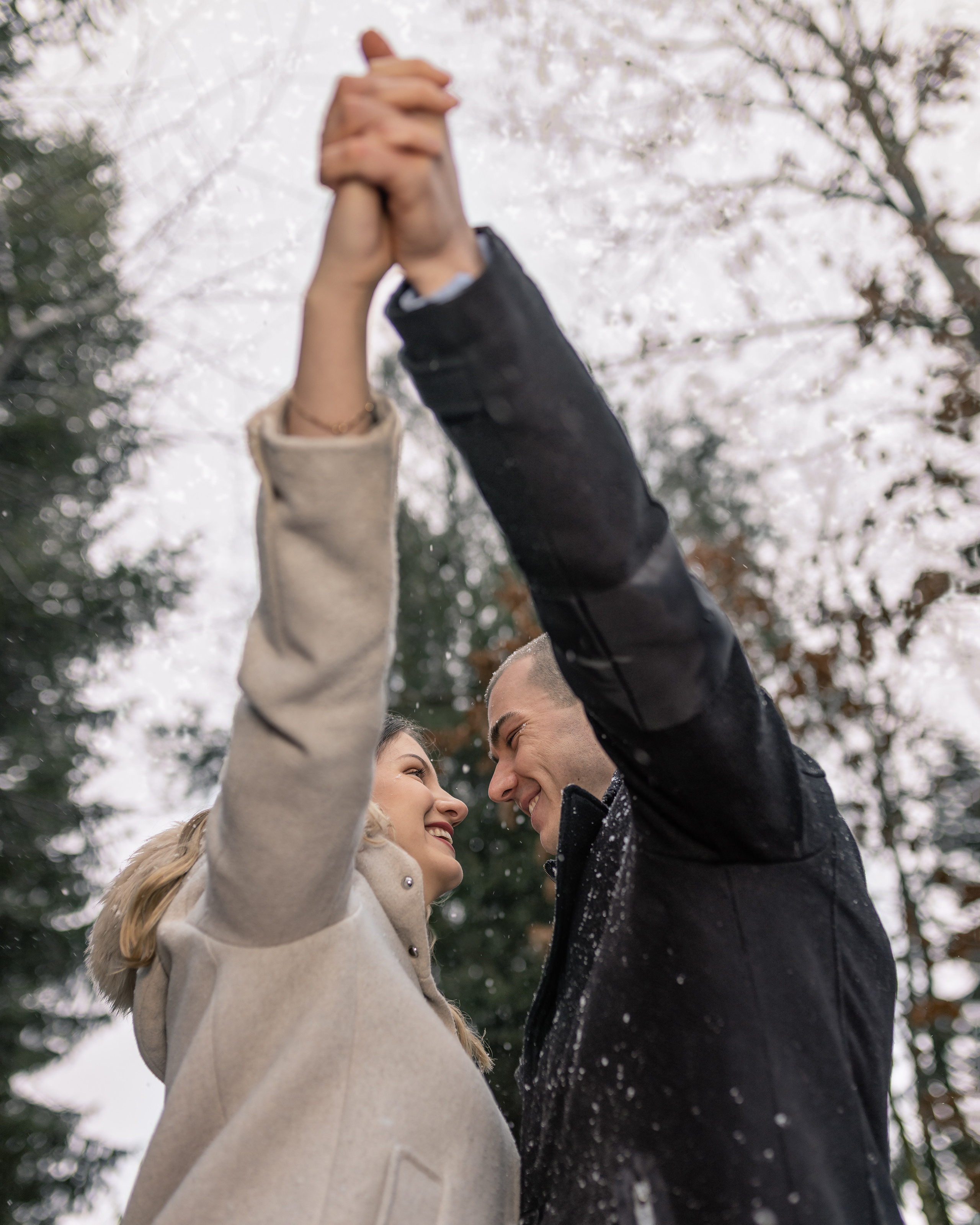 Pärchenshooting im Schnee Straubing