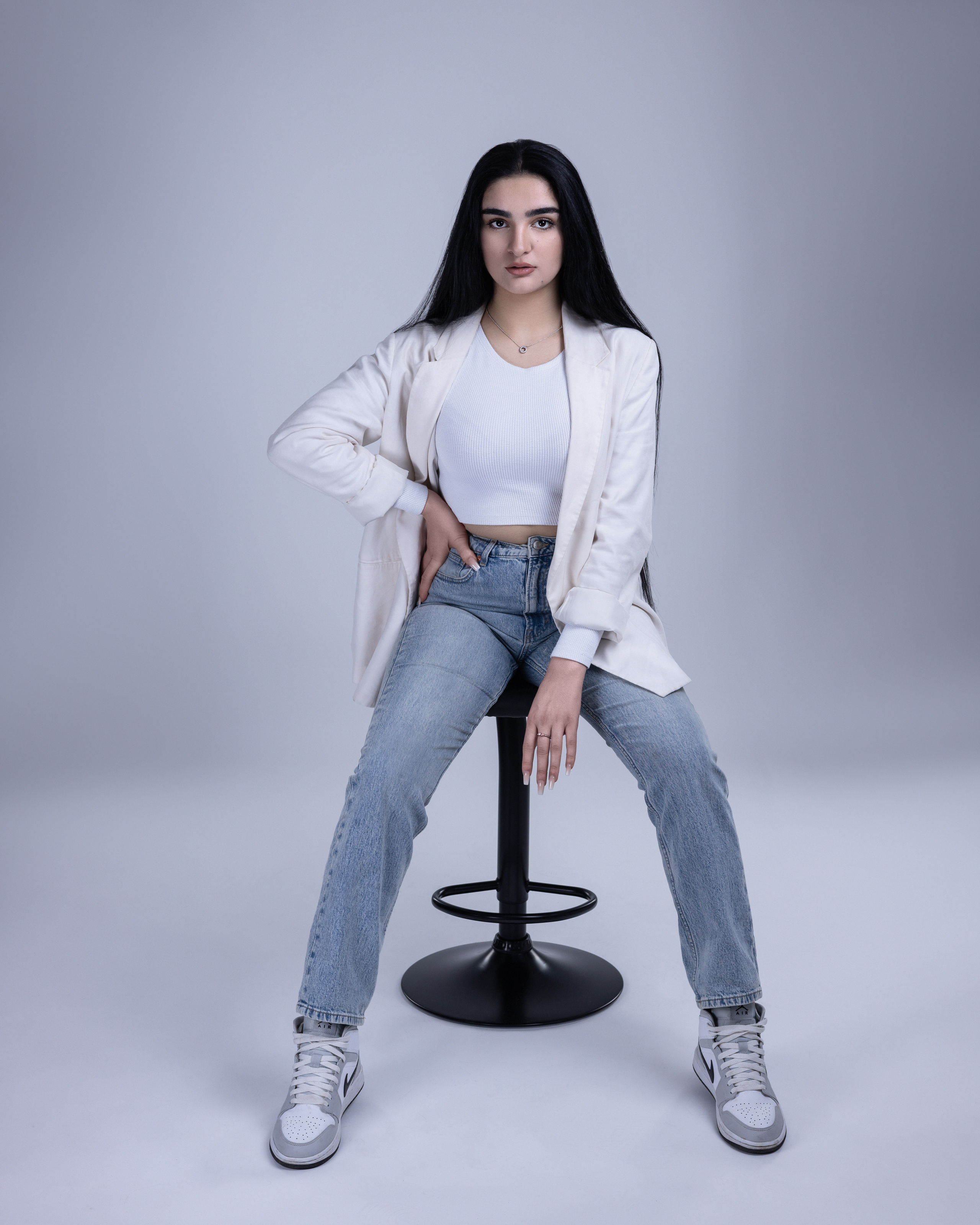 Fotoshooting mit schöner Lavin