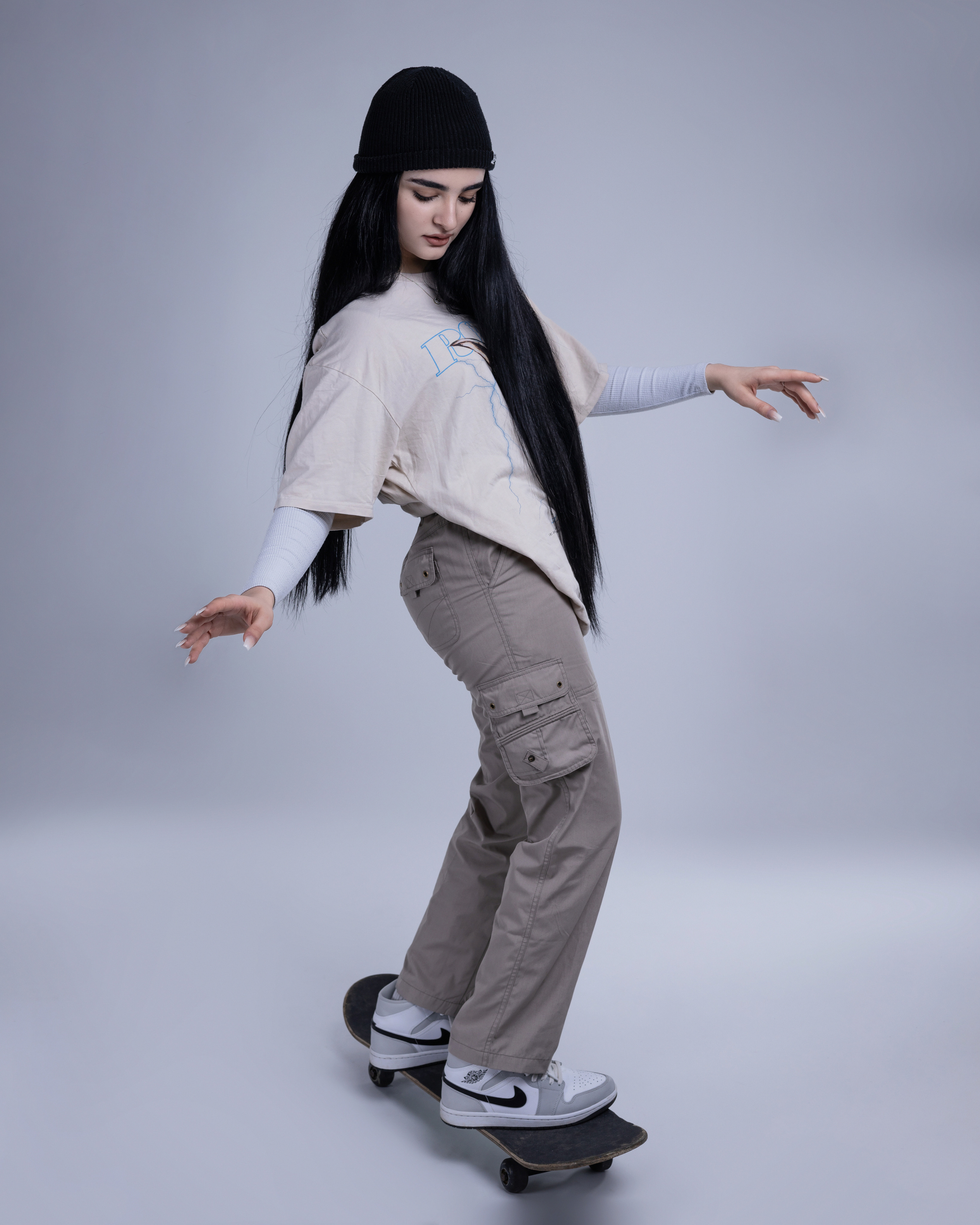 Fotoshooting mit schöner Lavin