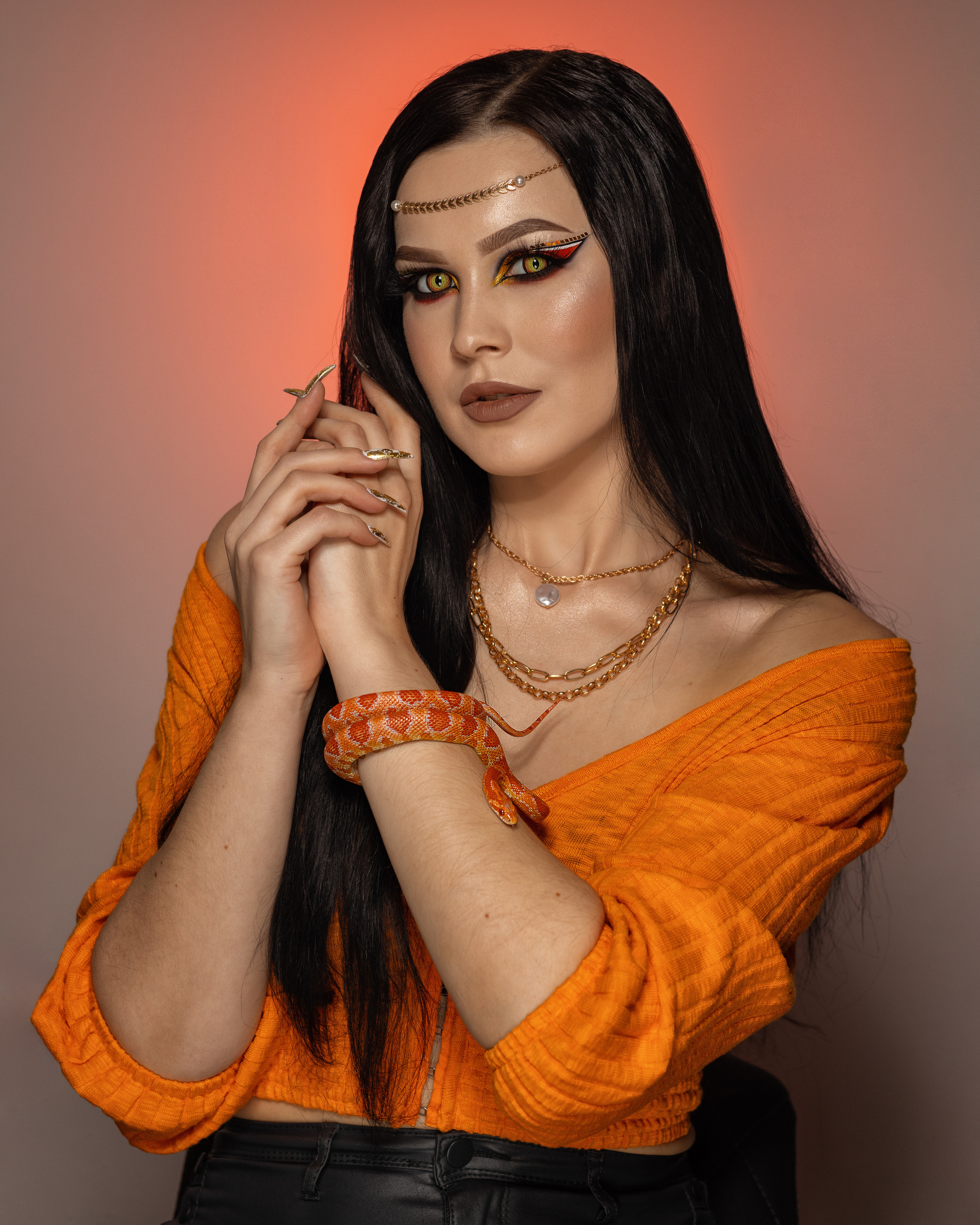 Beauty Fotoshooting - Snake bound