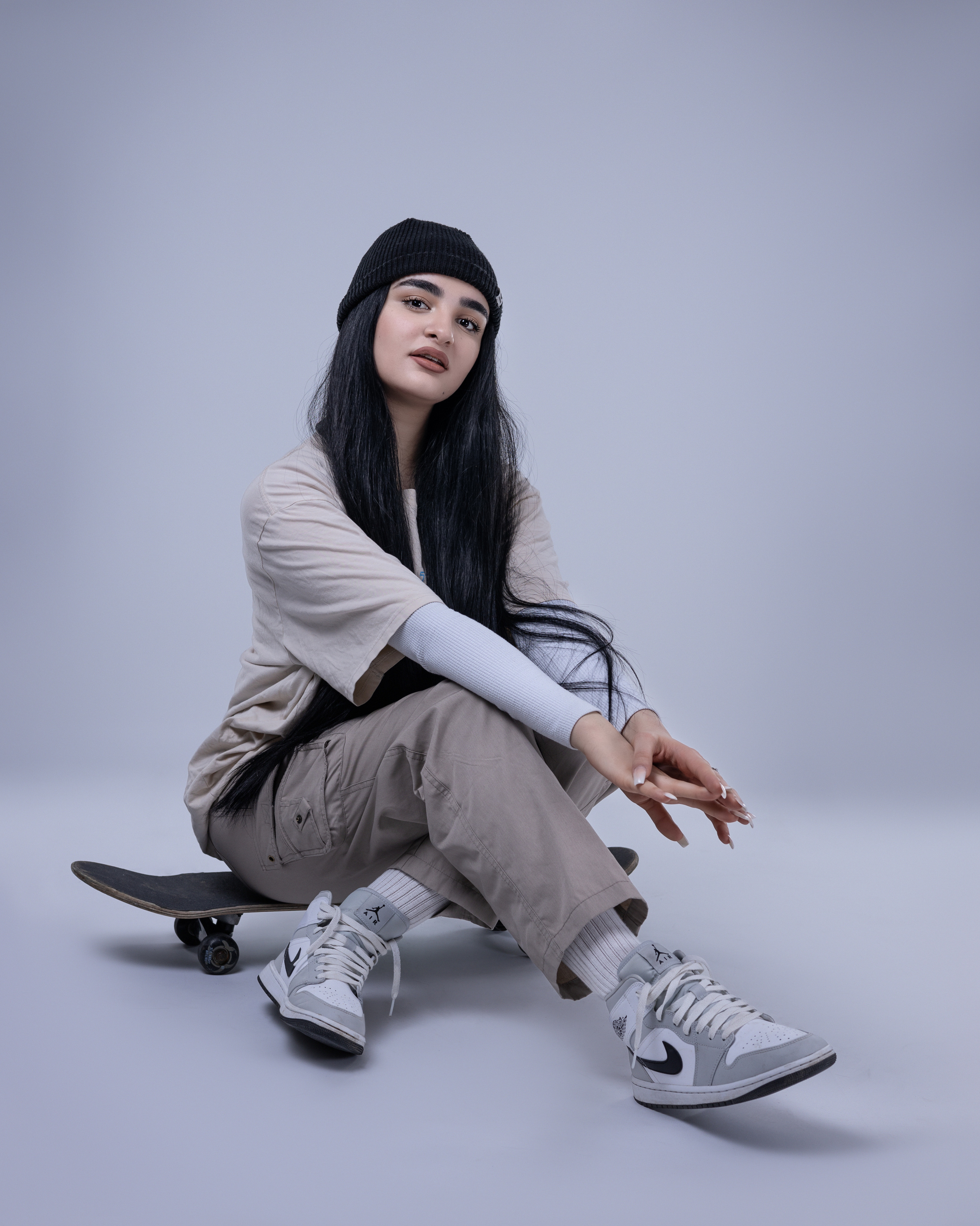 Fotoshooting mit schöner Lavin