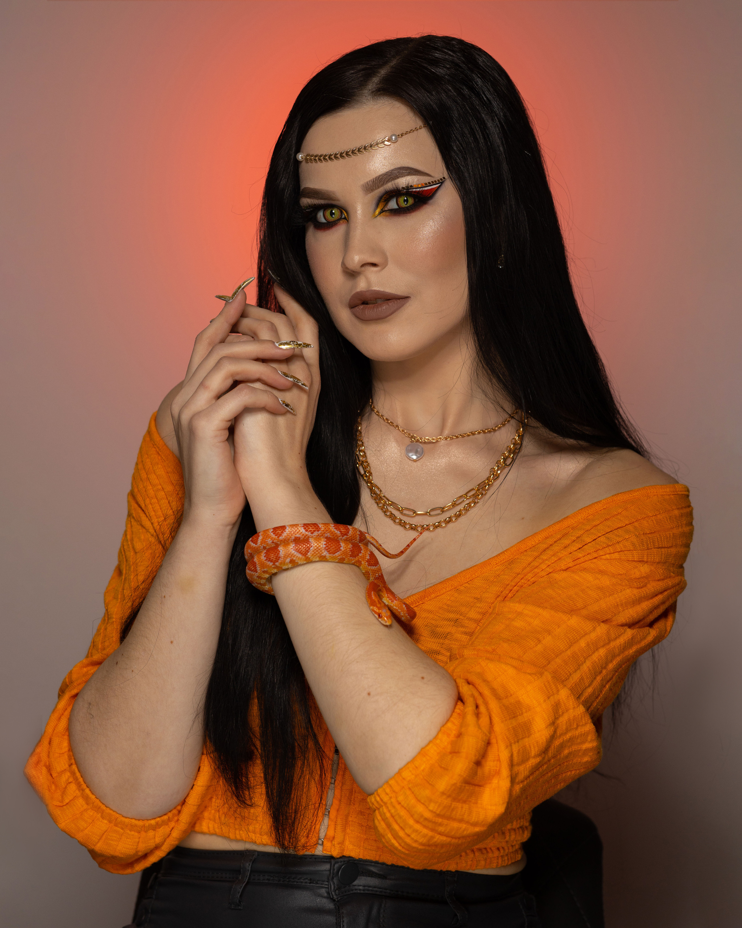 Beauty Fotoshooting - Snake bound