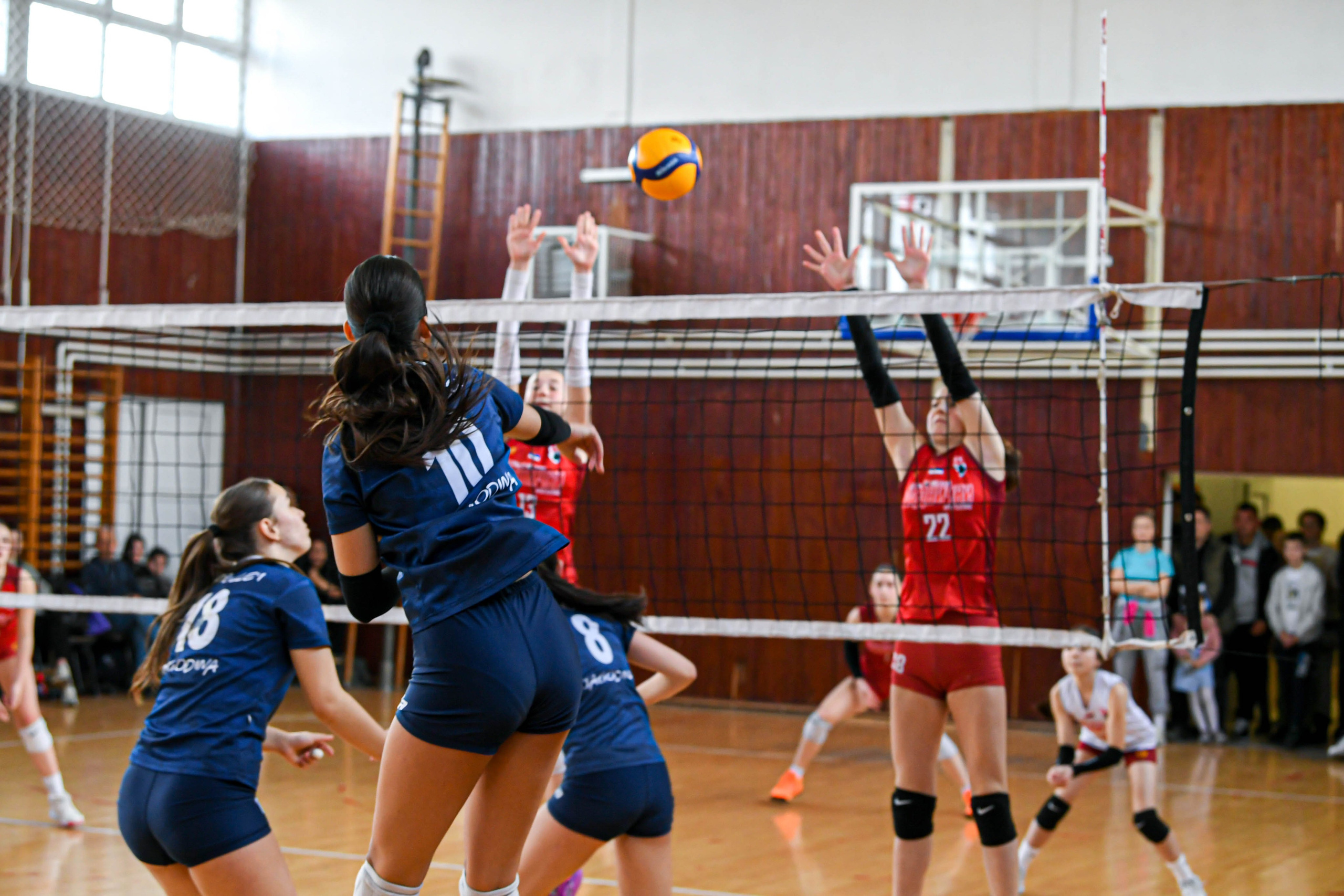 Odbojka 22.03.  Radnicki KG — BlockVolley JAG. Foto Simic Jagodina