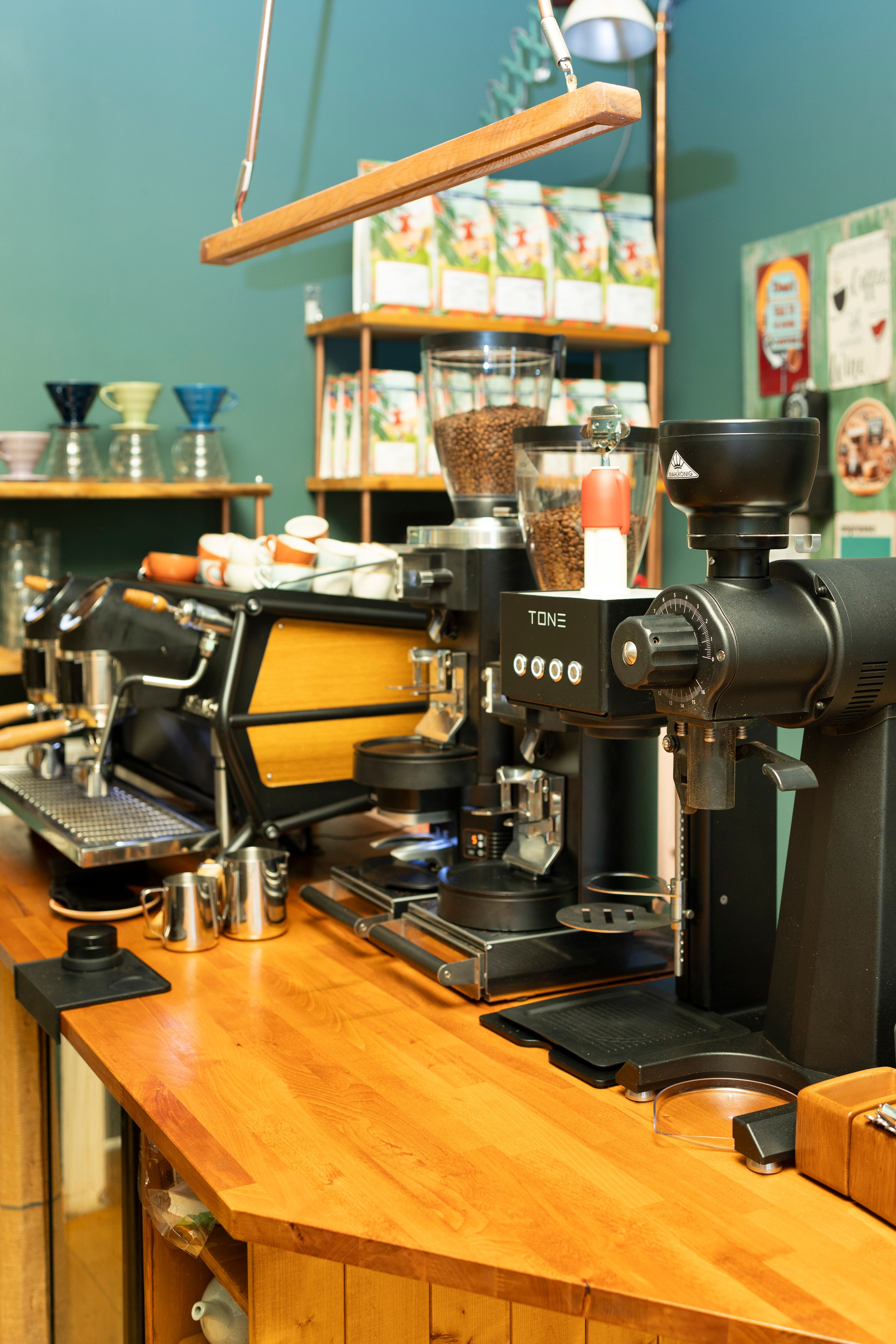 Cafe. Photographer in Munich