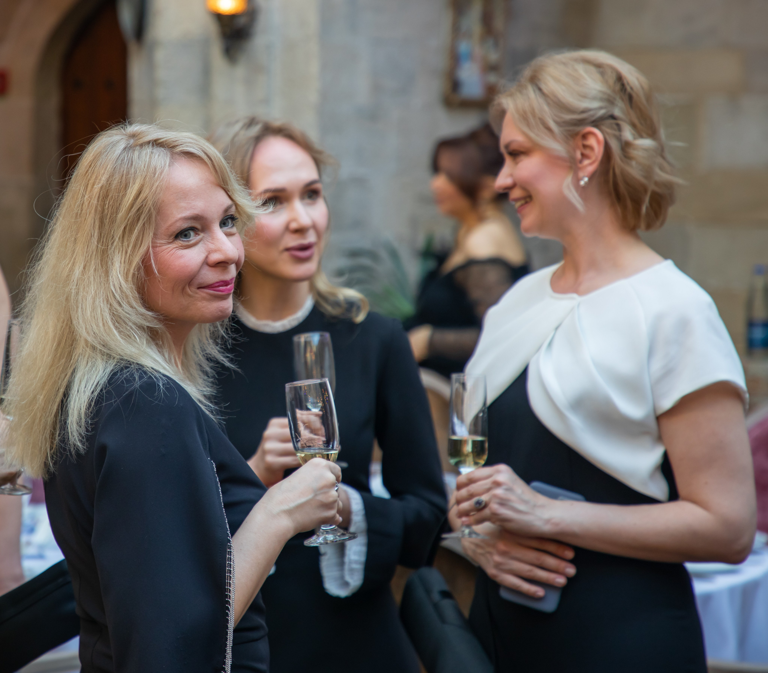 Gala-Dinner with the French Countess, the main etiquette expert Marie de Tilly. Baku Photographer