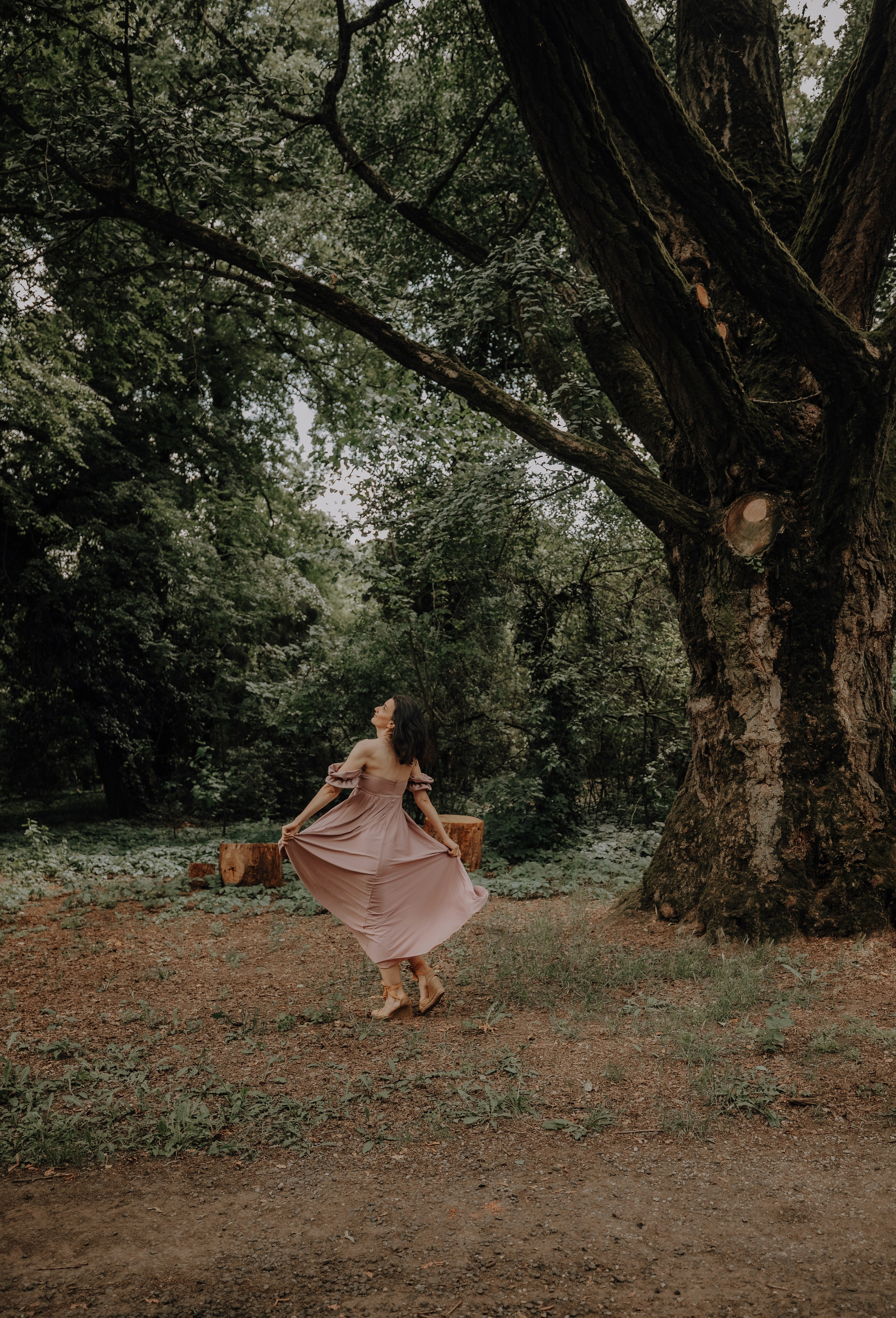 Anda și mometele ei de liniște în natura. Emotions Photo Art
