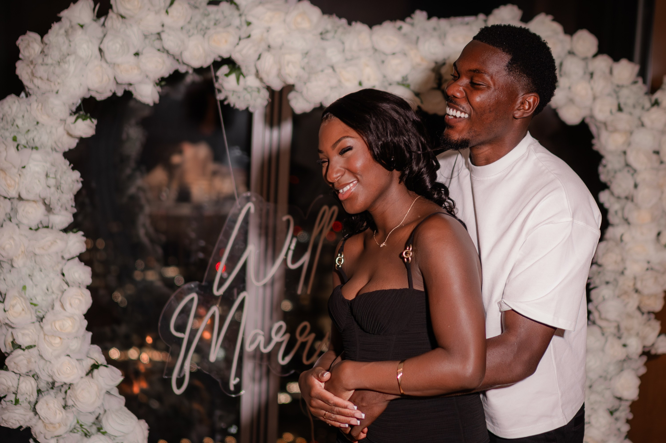 The proposal in The Shard. Tonya Kyrylenko photographer in London