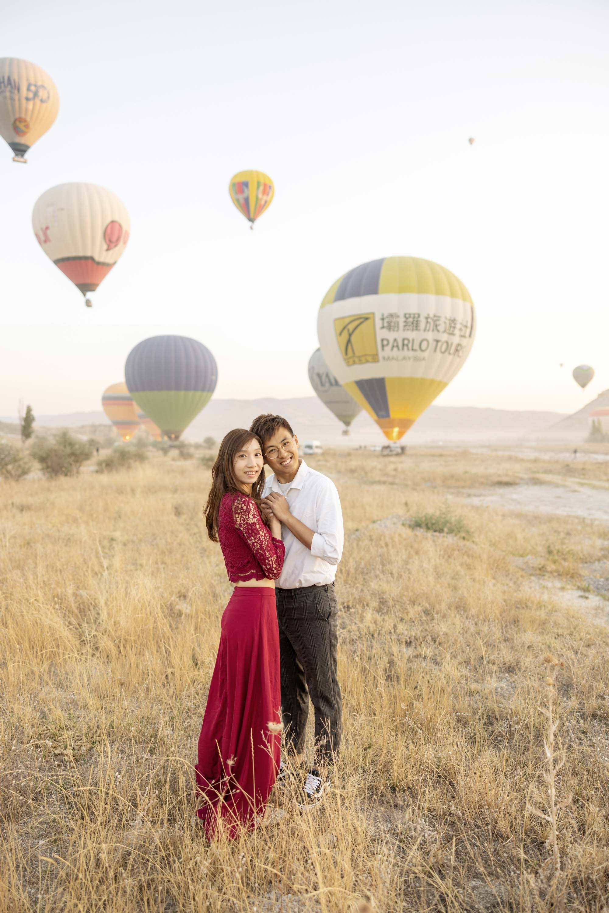 Couple photo shoot in Cappadocia. Julia Ganch I Fashion Wedding Photography I Cappadocia Turkey