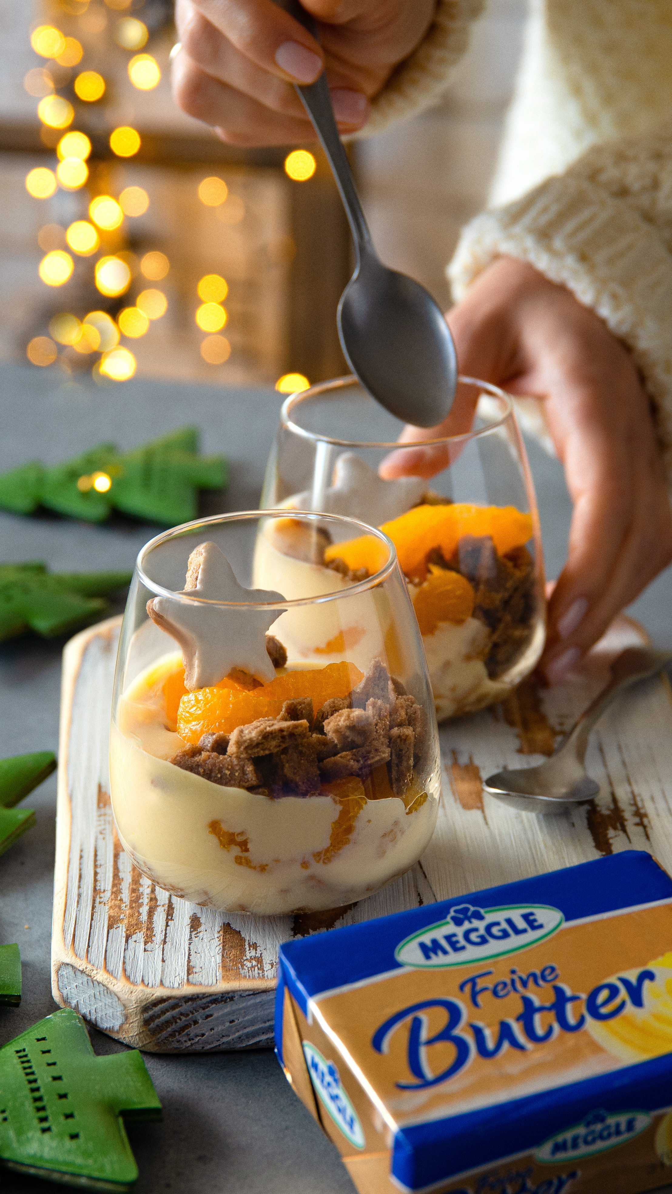 MEGGLE Deutschland Weihnachtszeit. Food & Product Fotografie, Content Creation, Natalja Christ Frankfurt