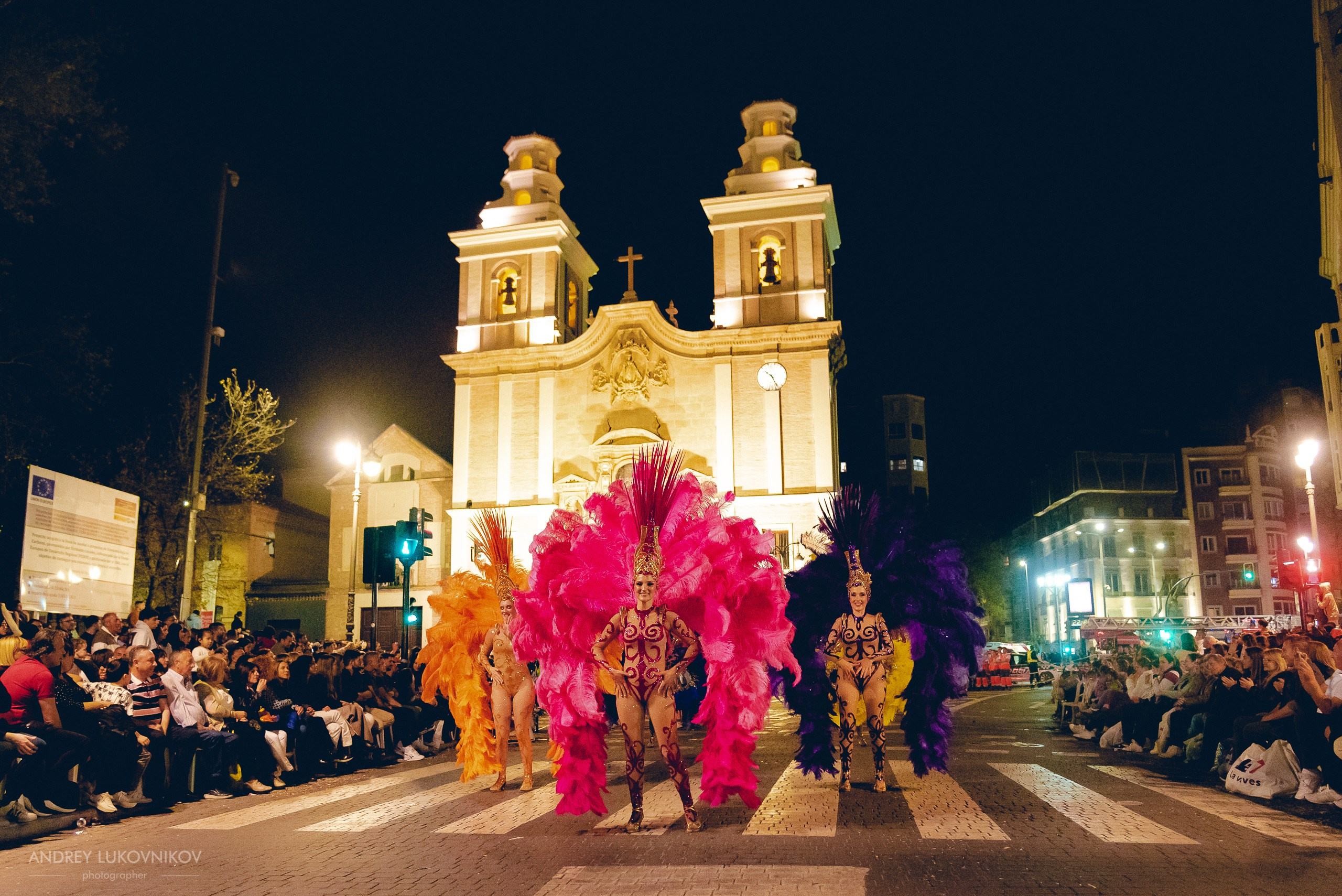 Photo report from the night carnival in Murcia | Reportage photographer Andrey Lukovnikov