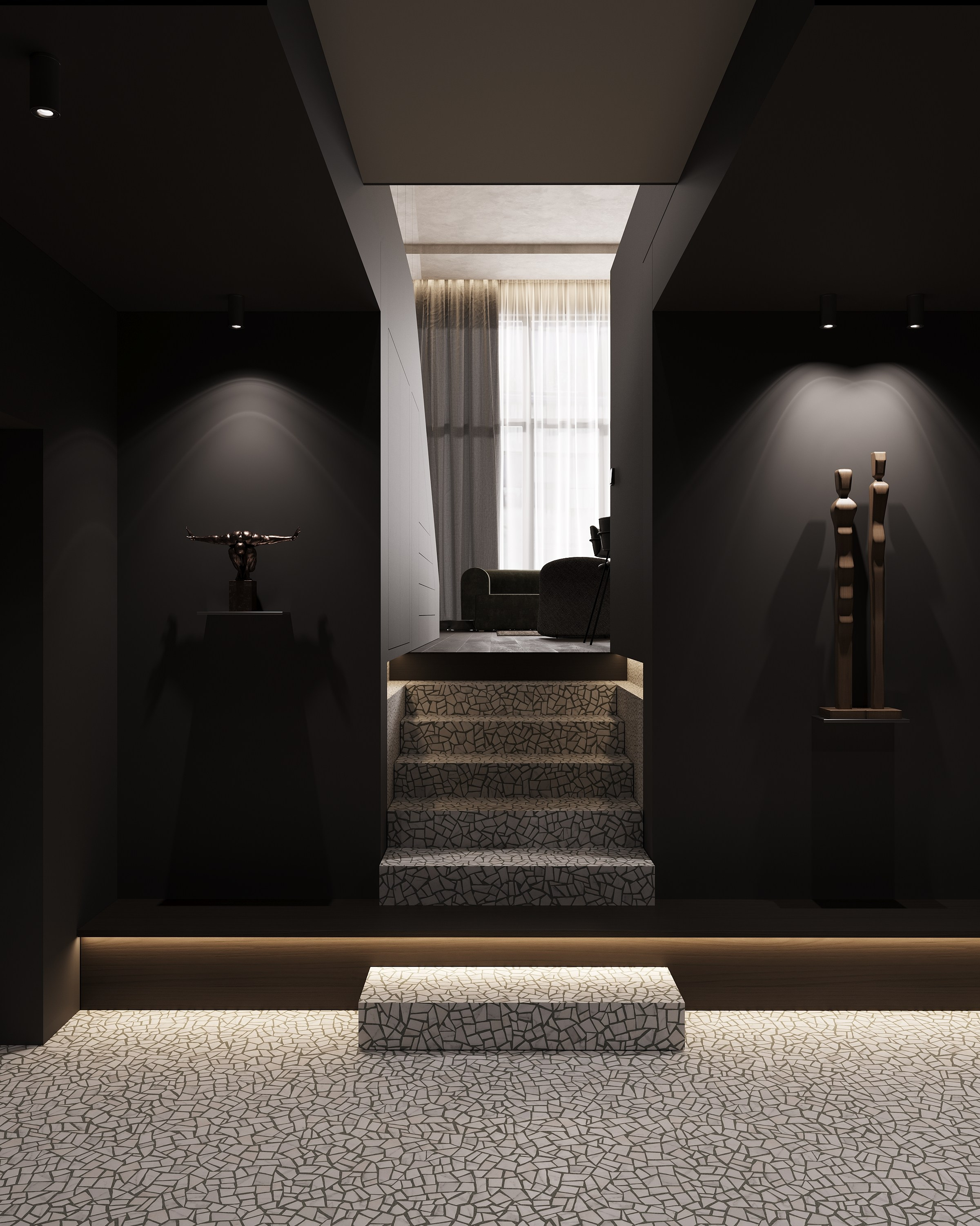 Black vs White. Simple Archs — high quality visualizations for your interior projects