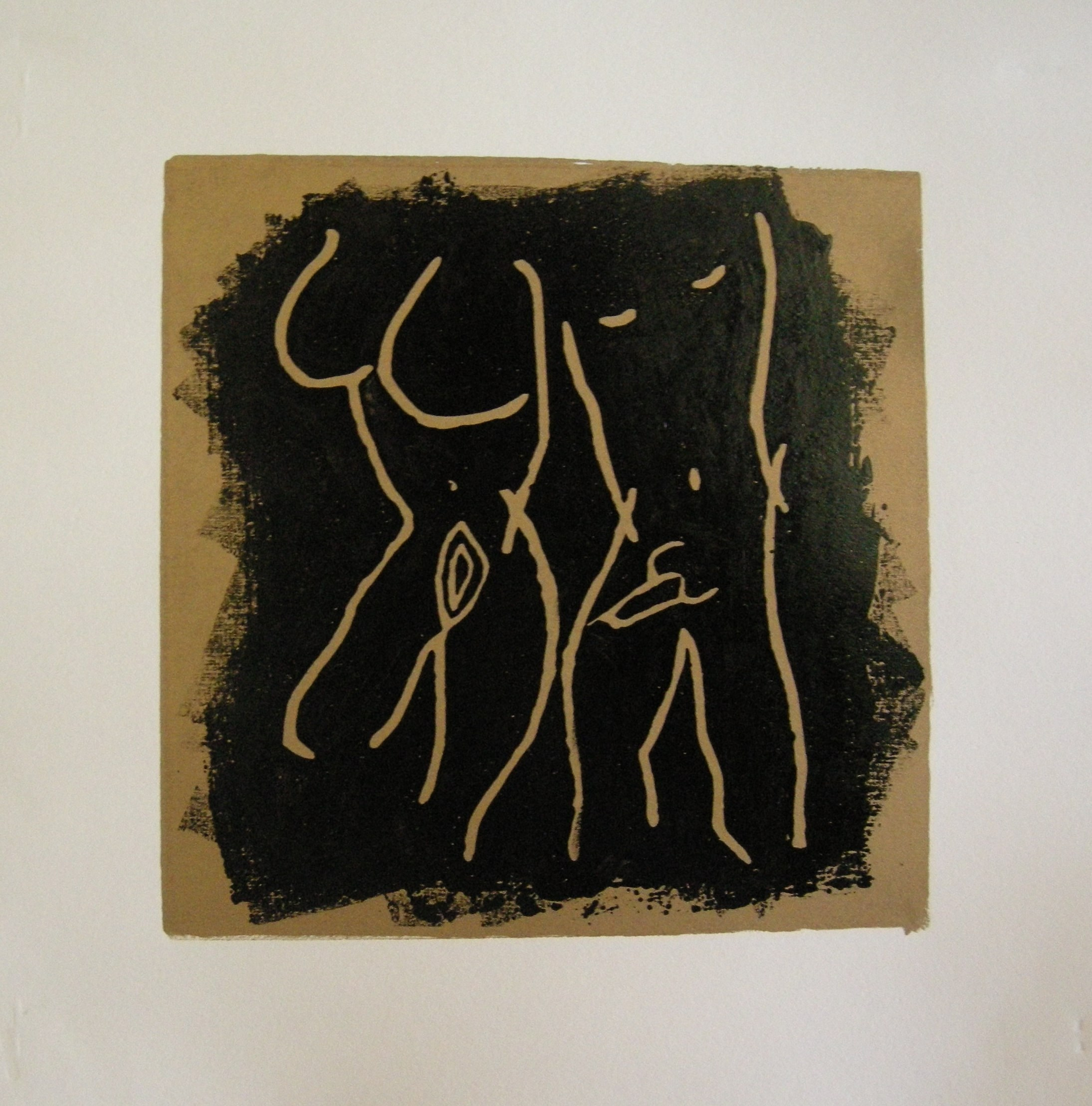 Akt 2025 - 20x20 auf Papier 30x30