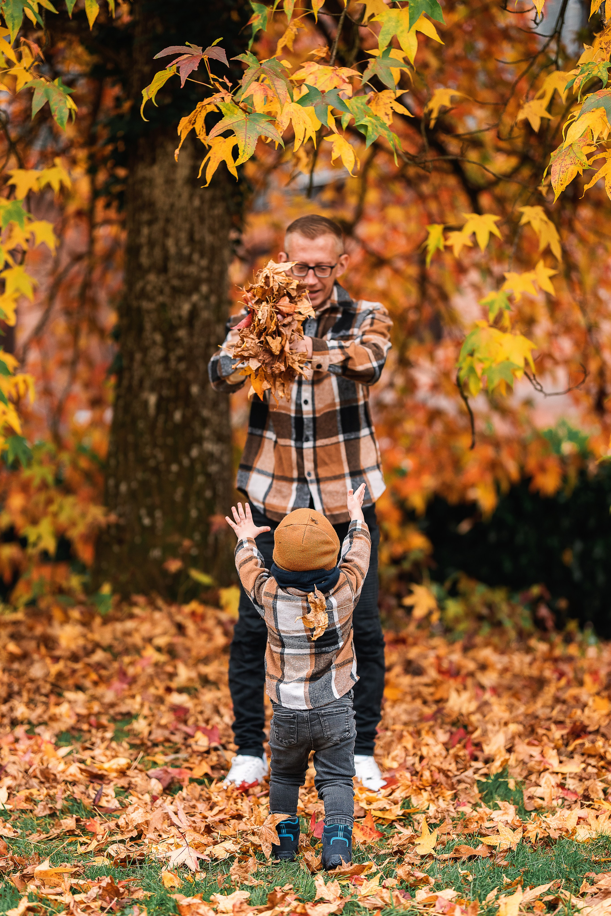 Beautiful autumn days. Family, conceptual women portrait photograher in Geneva, Switzerland