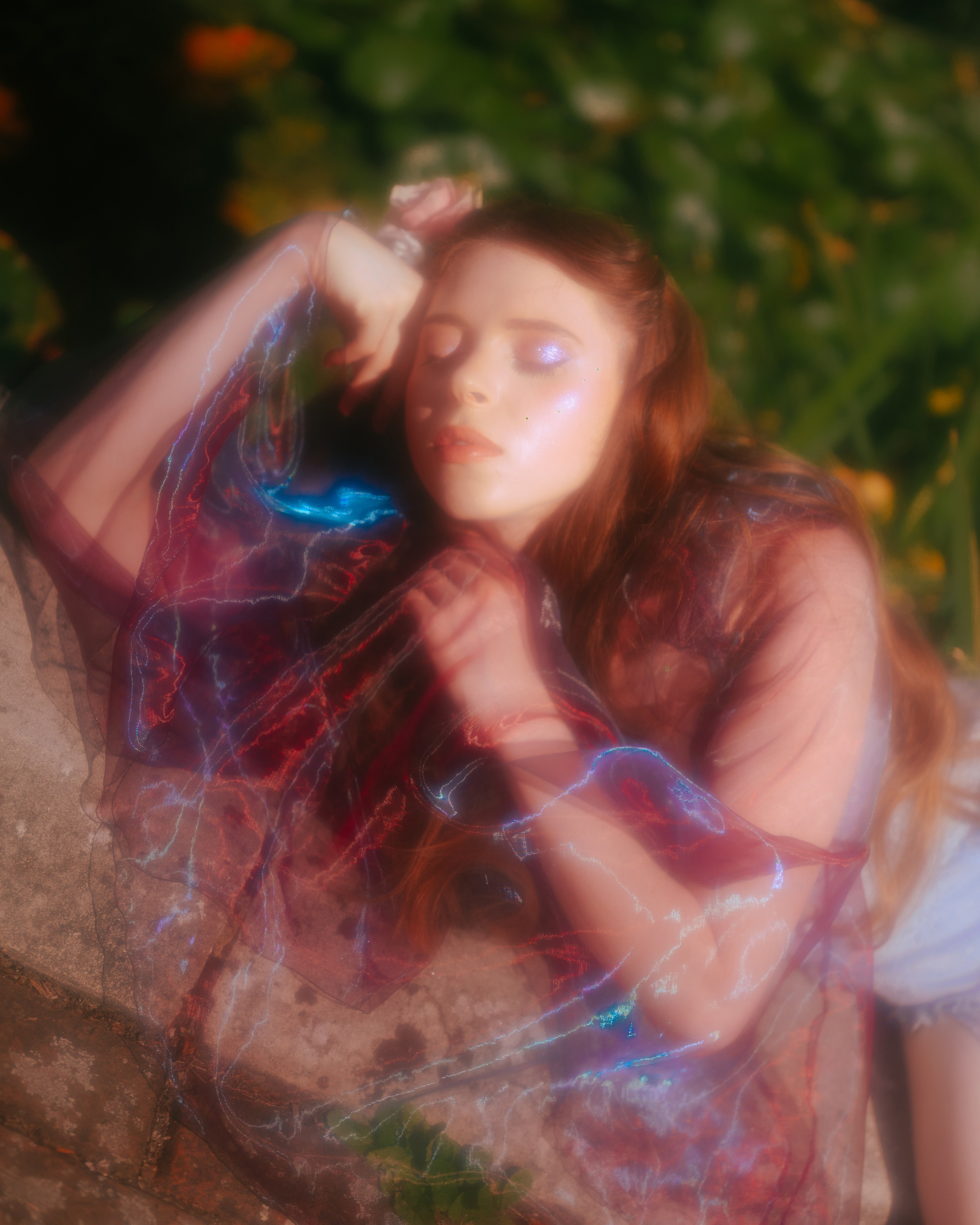 Fairy Photoshoot in a Lotus Pond. Moth & Moss Photography