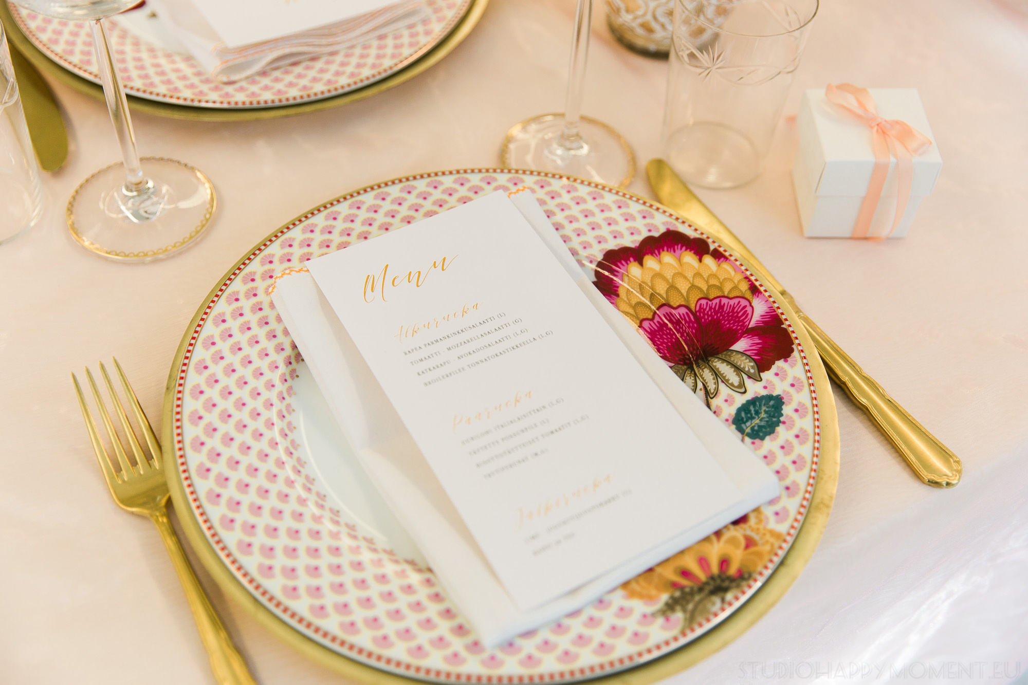 Pip studio, crocus paperi, menukortti