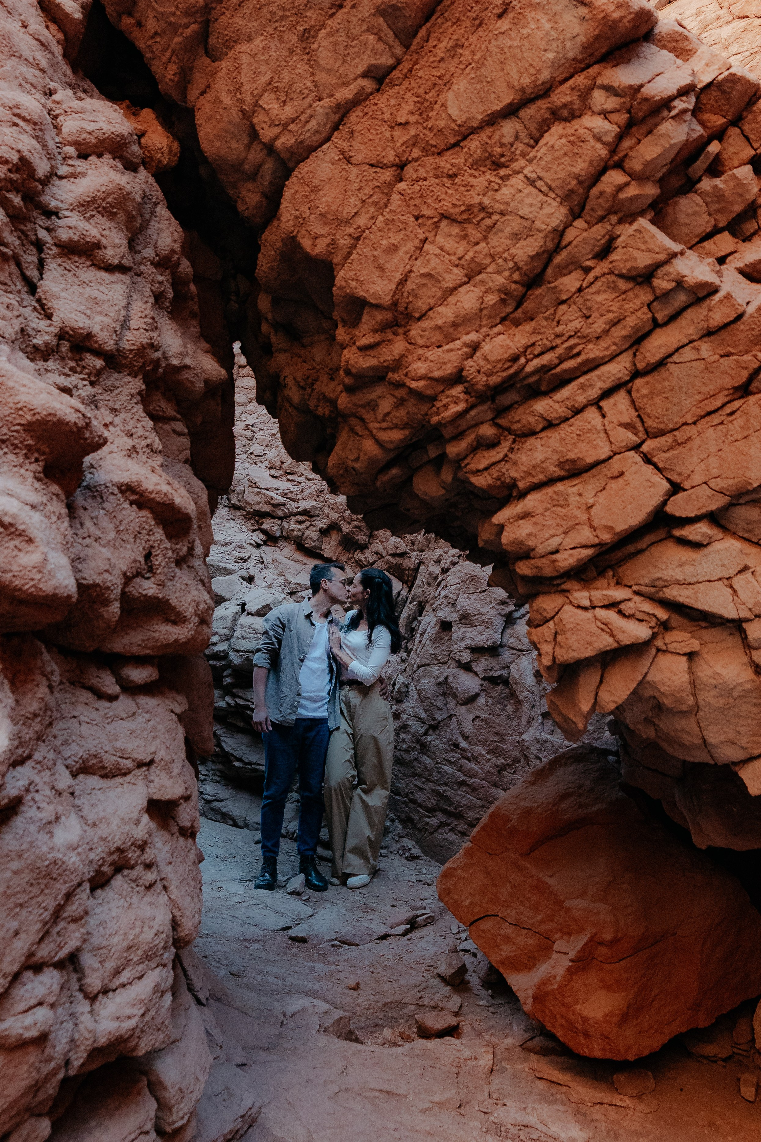 Sessão casual no Vale dos Cogumelos. Fotógrafo em San Pedro de Atacama