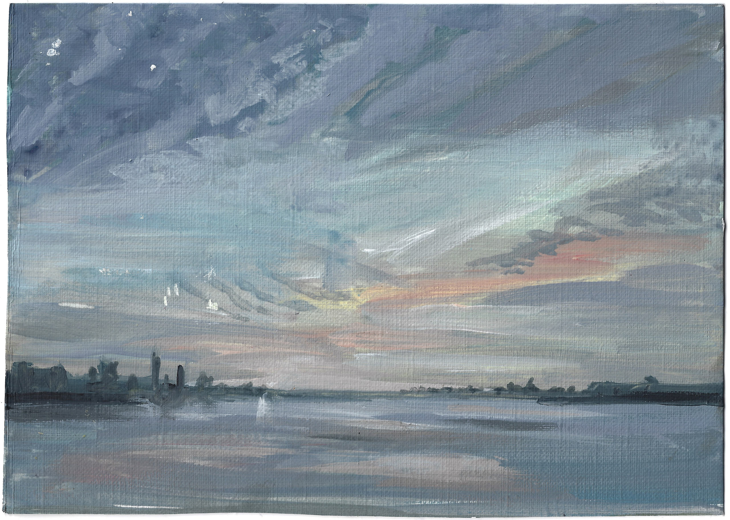 Nature landscapes. Angelina Sorokopud. Artist in Strasbourg