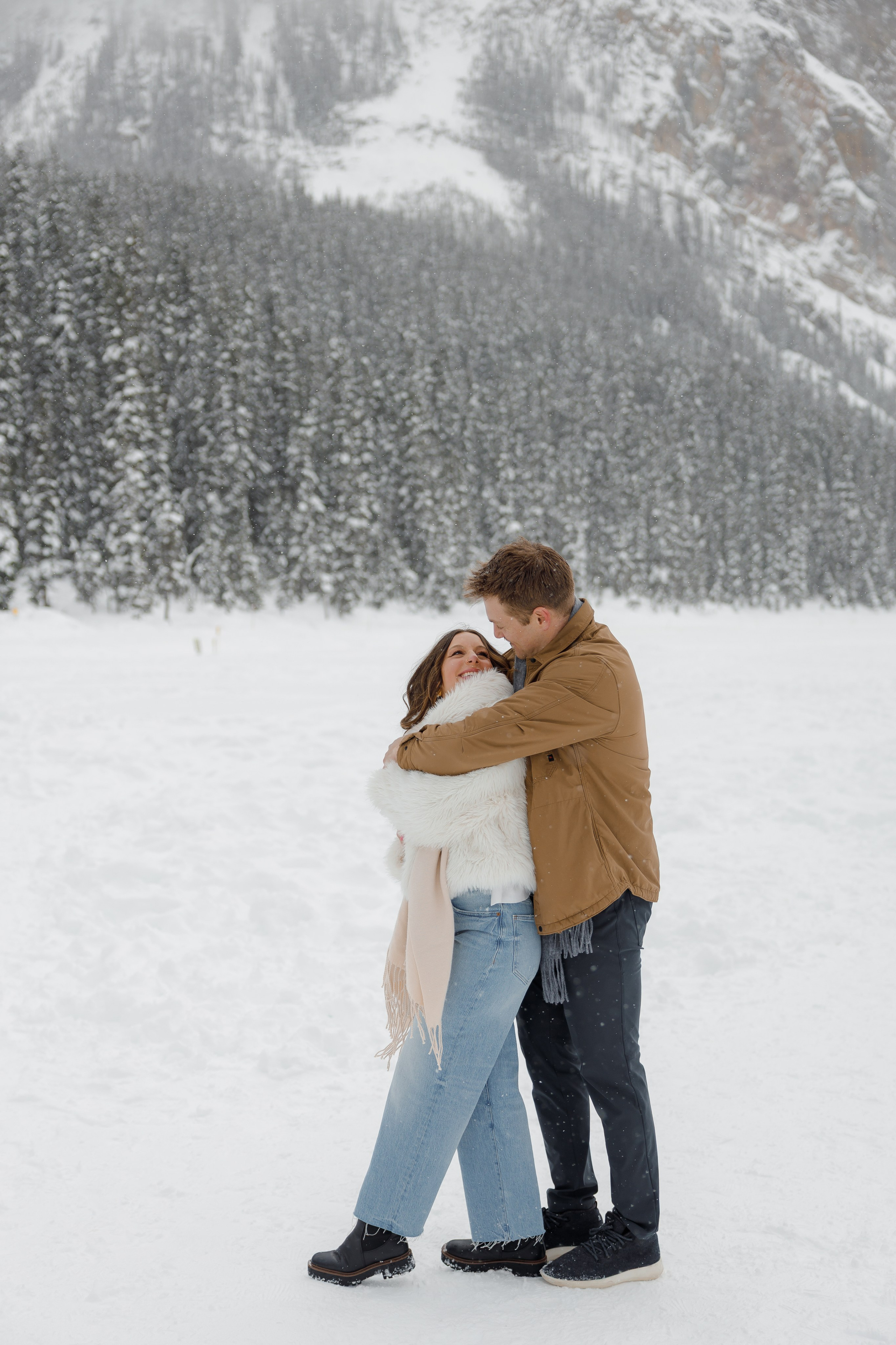 Lake Louise engagement session. Home