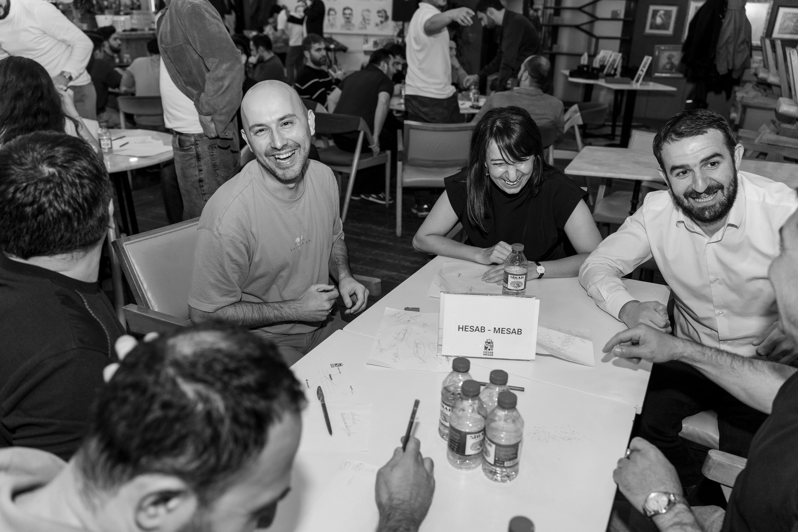 Azəronline şirkətinin əməkdaşlarının “Nə? Harada? Nə zaman?” oyunu. Fotoqraf Vəli Məmmədov