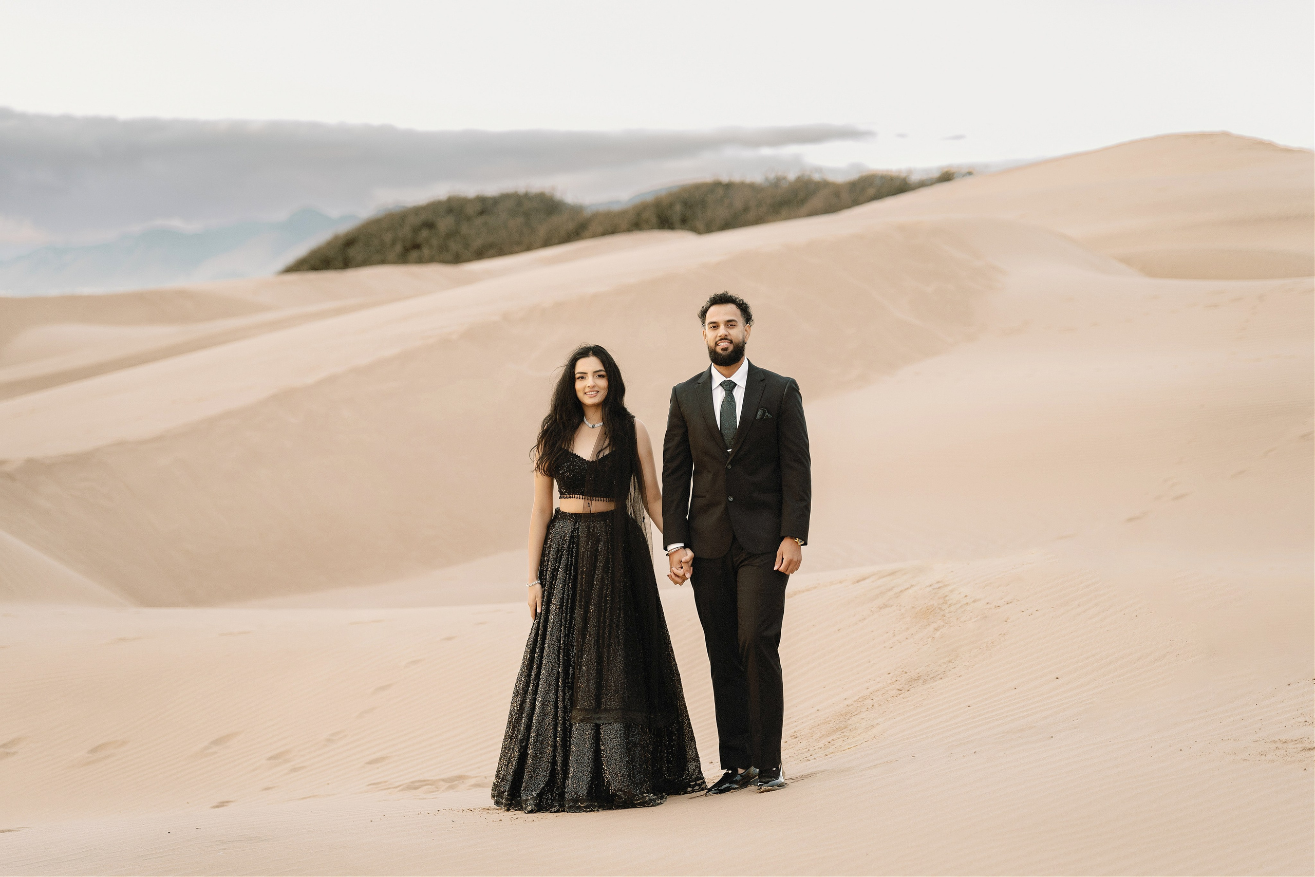 Elopement at Pismo Beach Sand Dunes, California. Wedding Photography & Videography Team in California, Los Angeles, San Francisco, San Diego and Travel