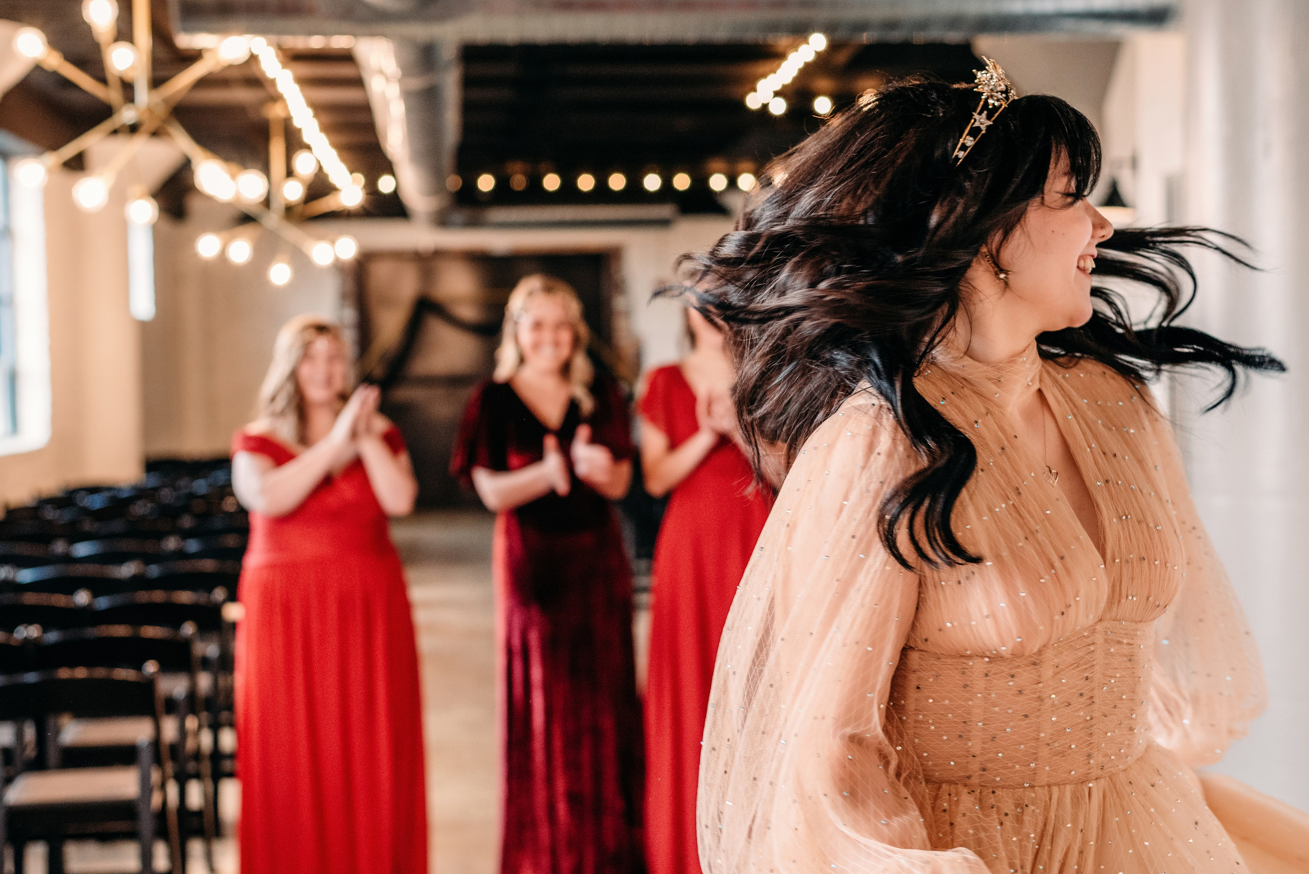 Bold & Dramatic Wedding at The Paper Mill on The Landing | Fort Wayne Wedding Photographer. Alexandria Danielle Photography | Fort Wayne & Indianapolis Wedding Photographer