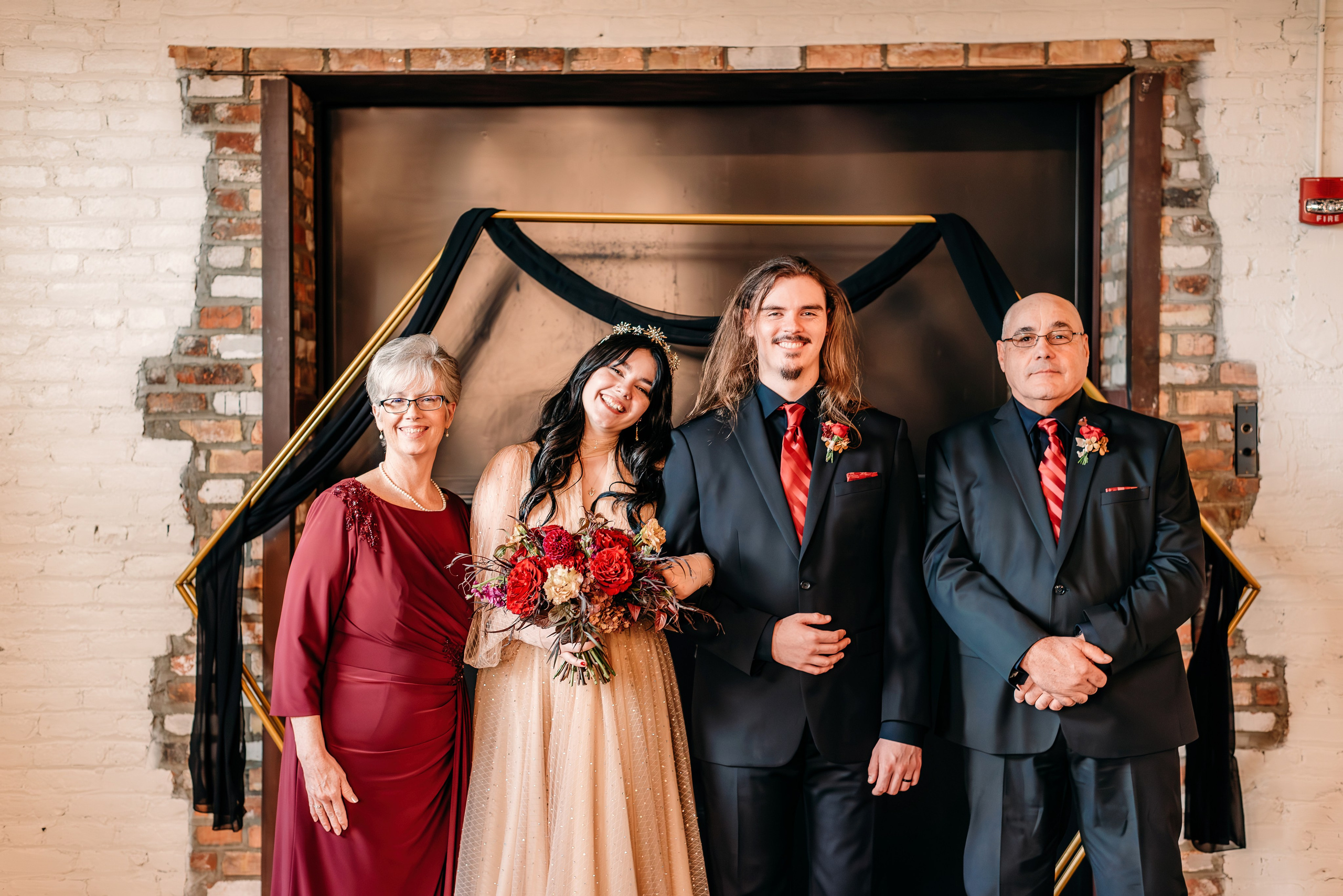 Bold & Dramatic Wedding at The Paper Mill on The Landing | Fort Wayne Wedding Photographer. Alexandria Danielle Photography | Fort Wayne & Indianapolis Wedding Photographer